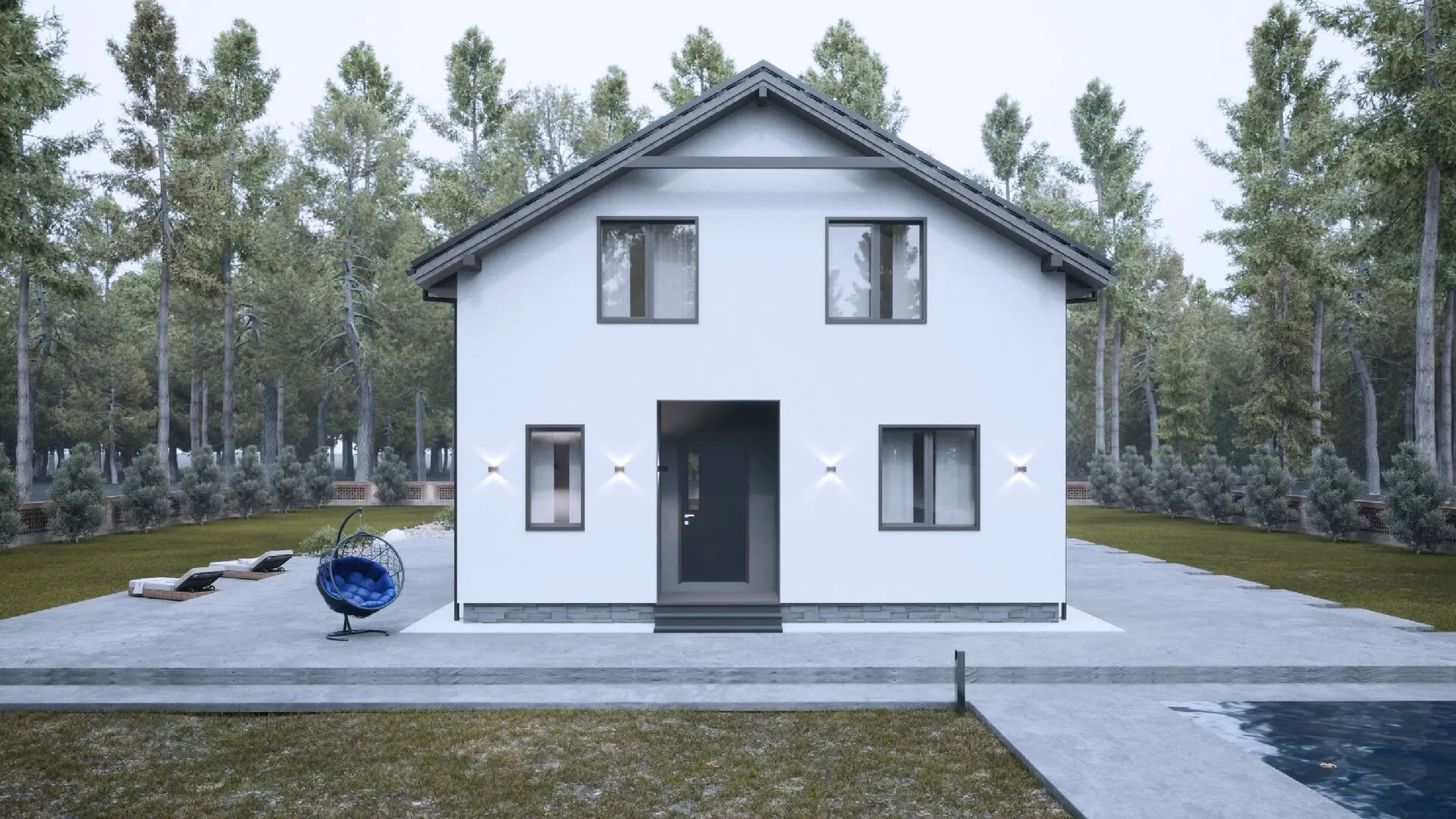 Двухэтажный дом ОЛИВЕНА