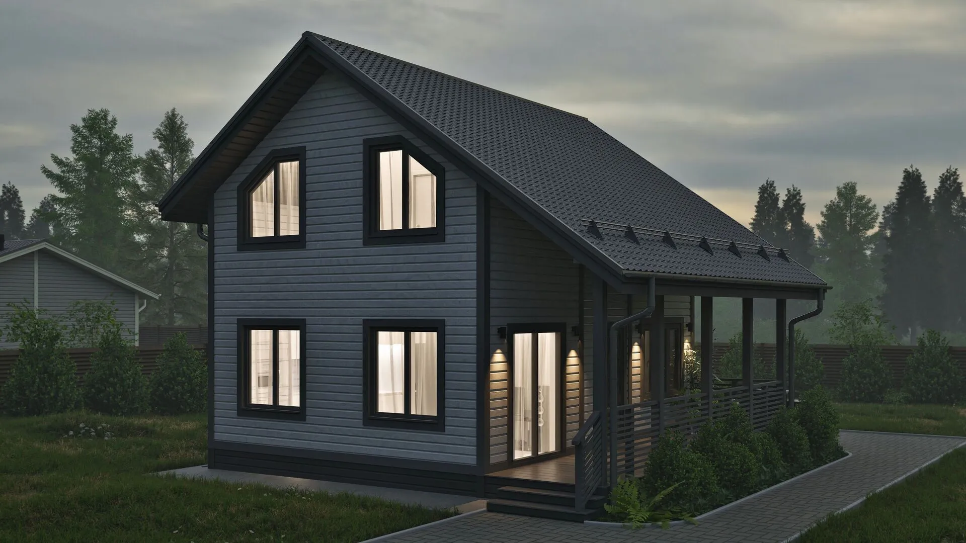 Двухэтажный дом Floors 100