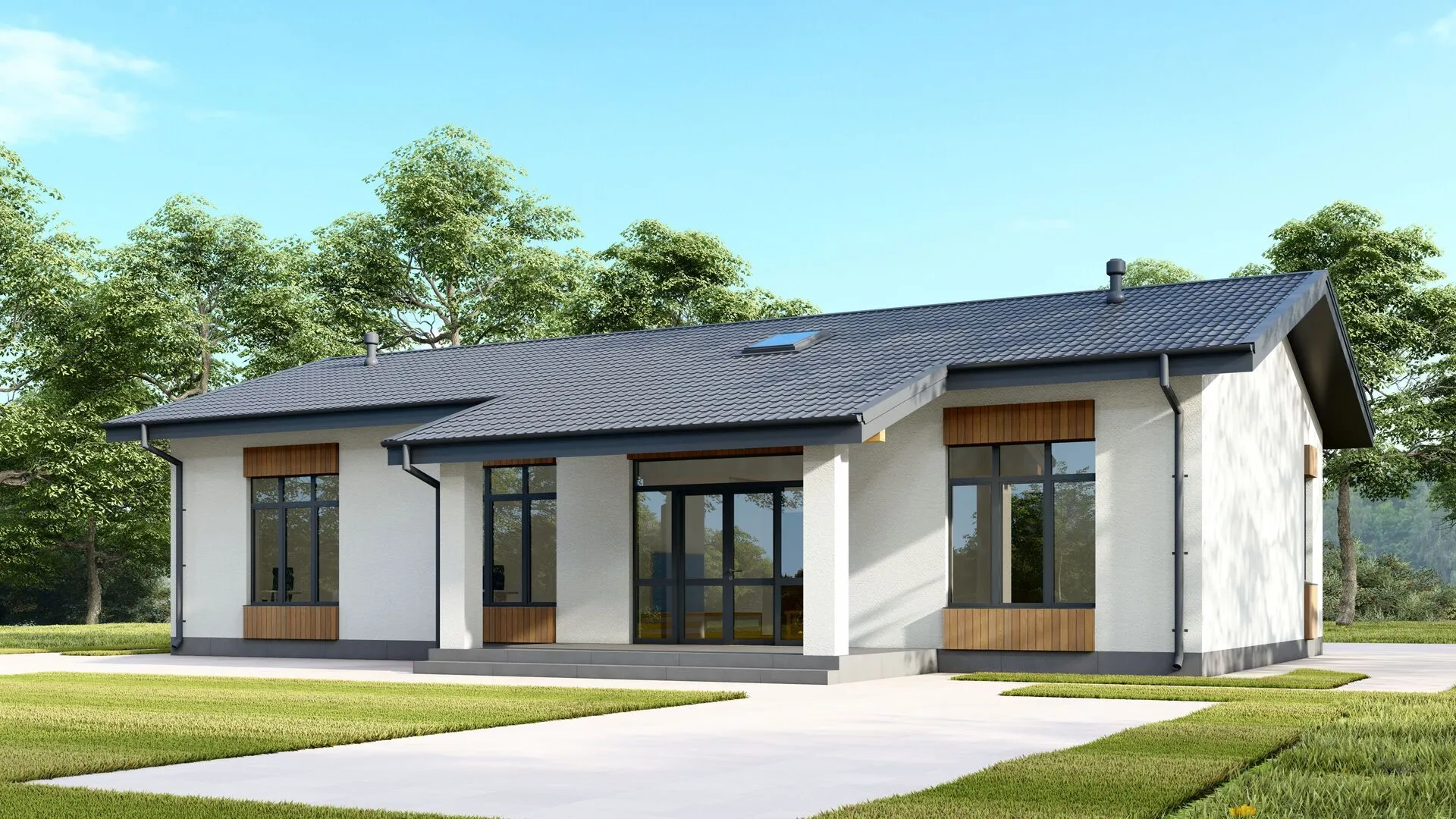 Одноэтажный дом 