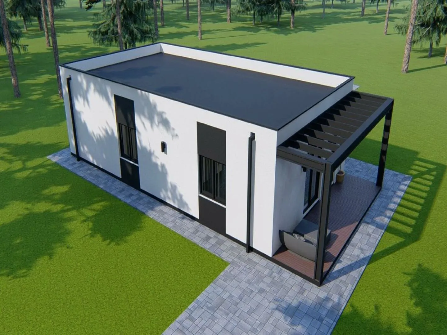 Дом из сборного железобетона FP-8 