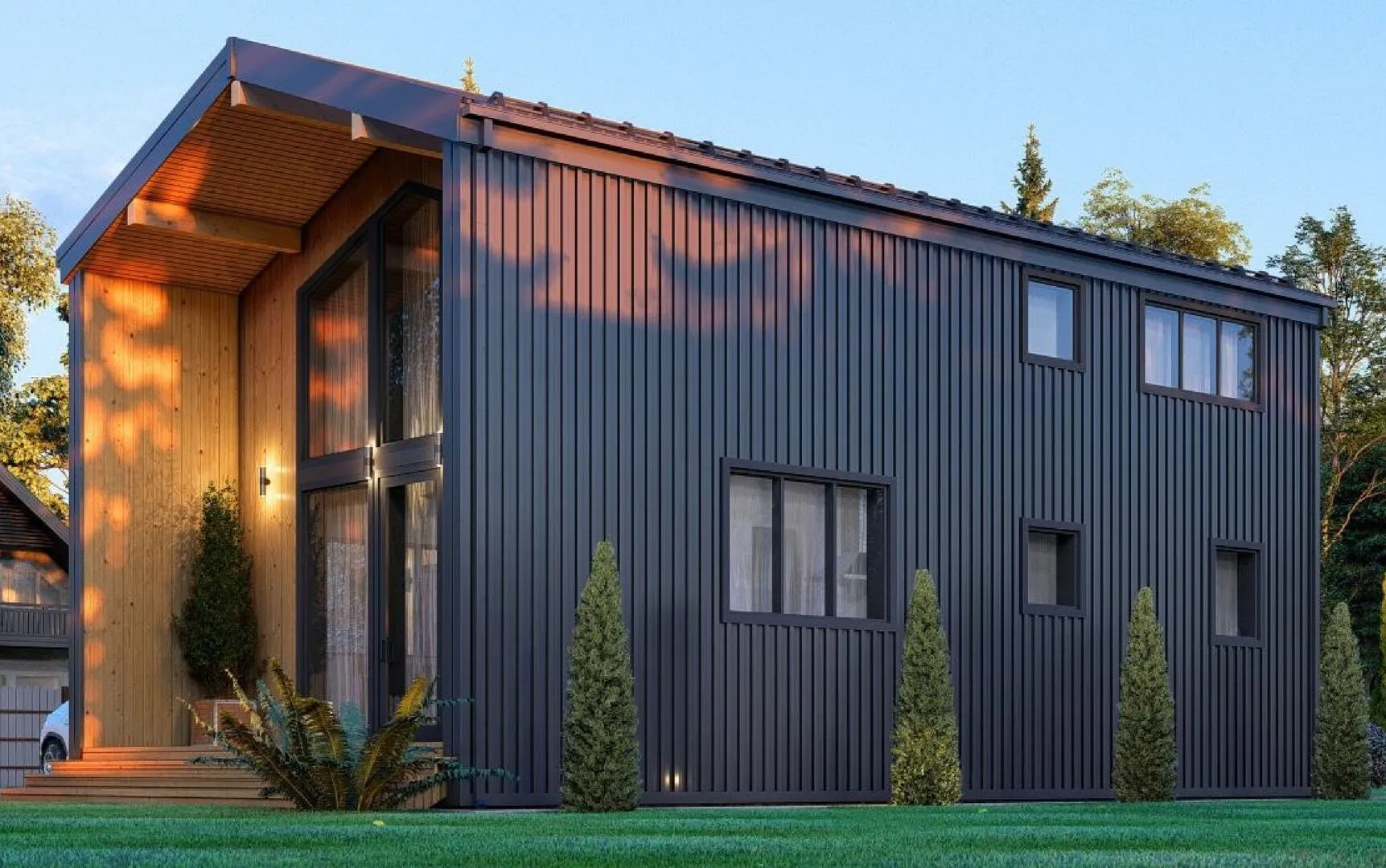 Барнхаус со вторым светом К-96