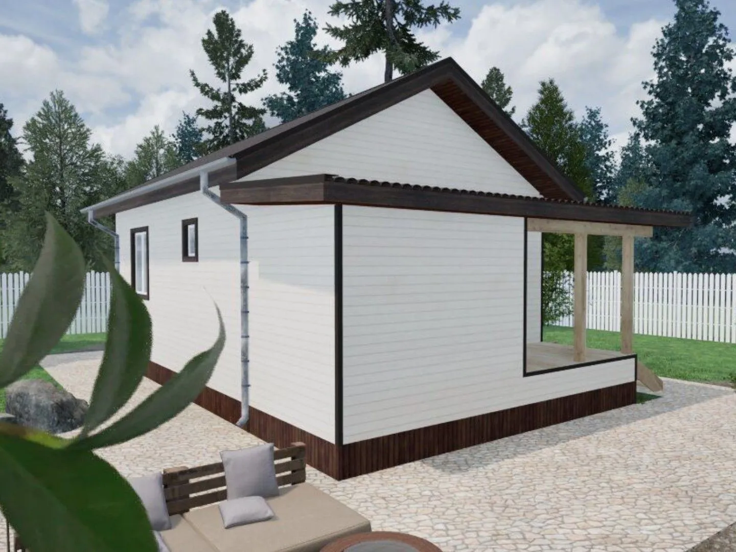 Дачный домик 60