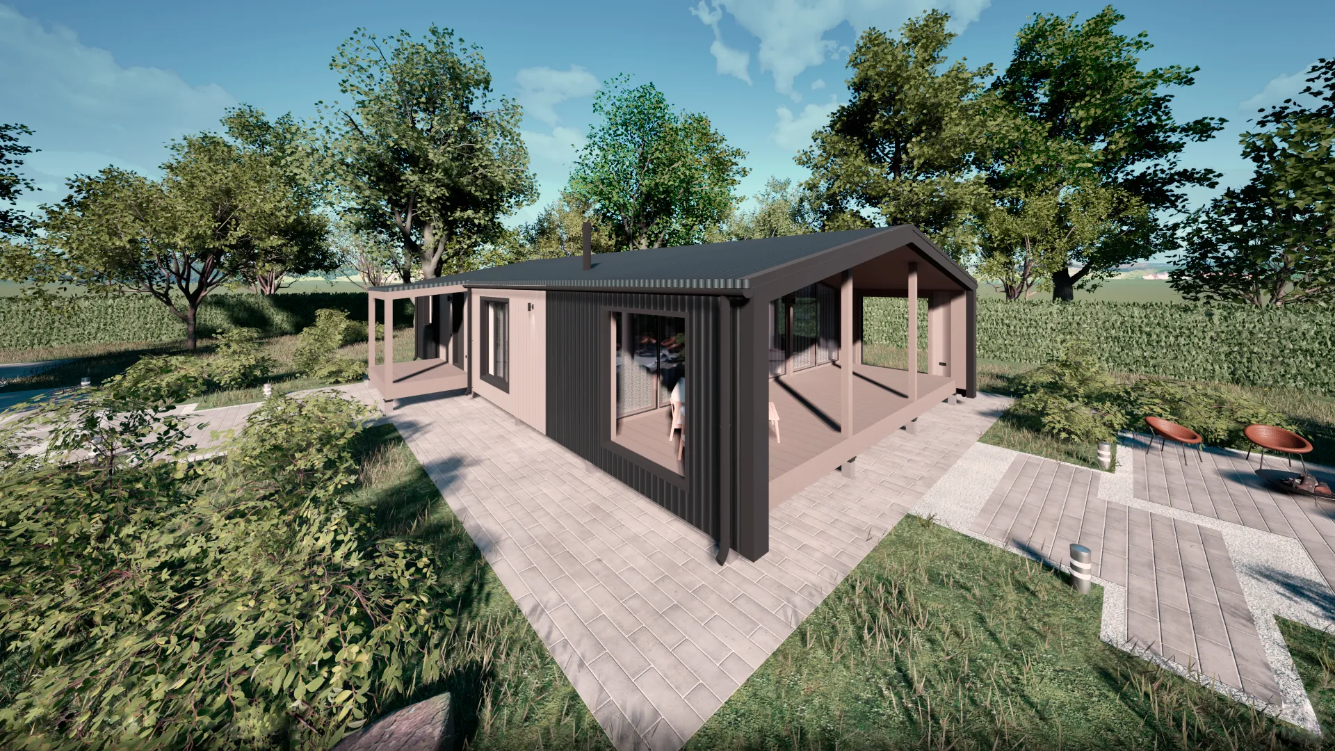 Загородный дом BARN136