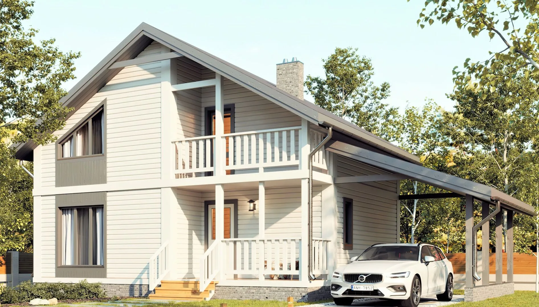 Каркасный дом «Болдино»