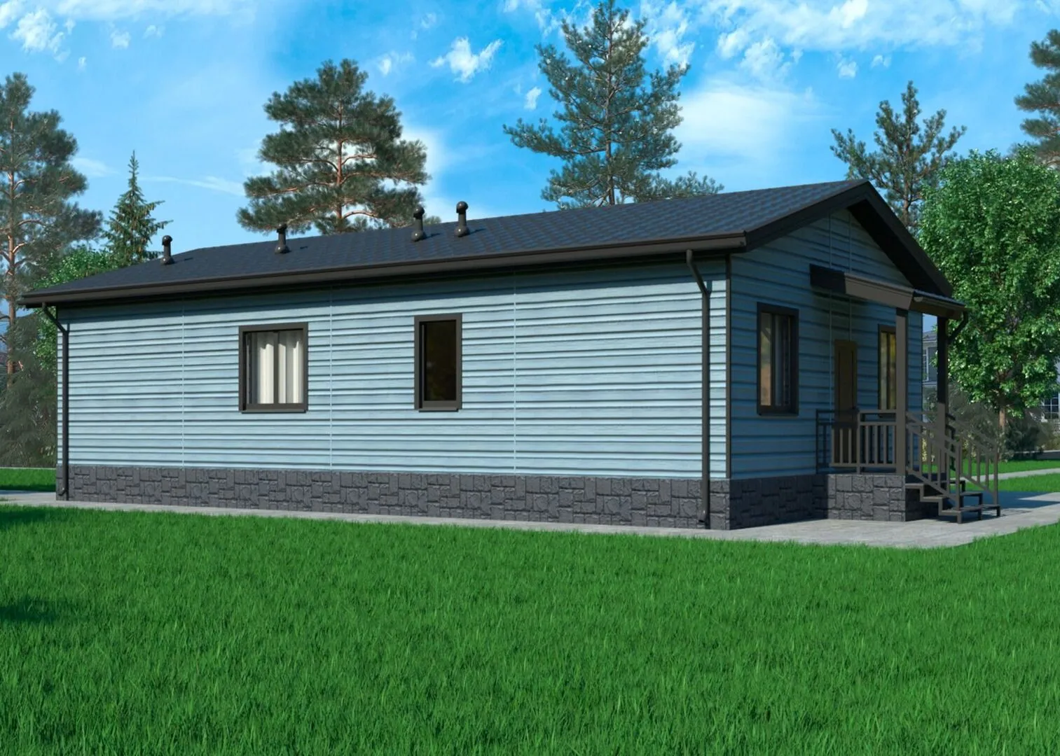 Каркасный дом Вереск