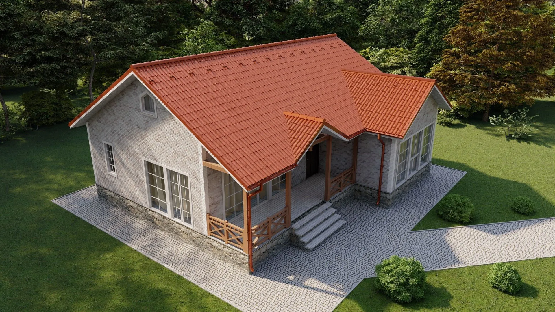 Одноэтажный дом Савельево