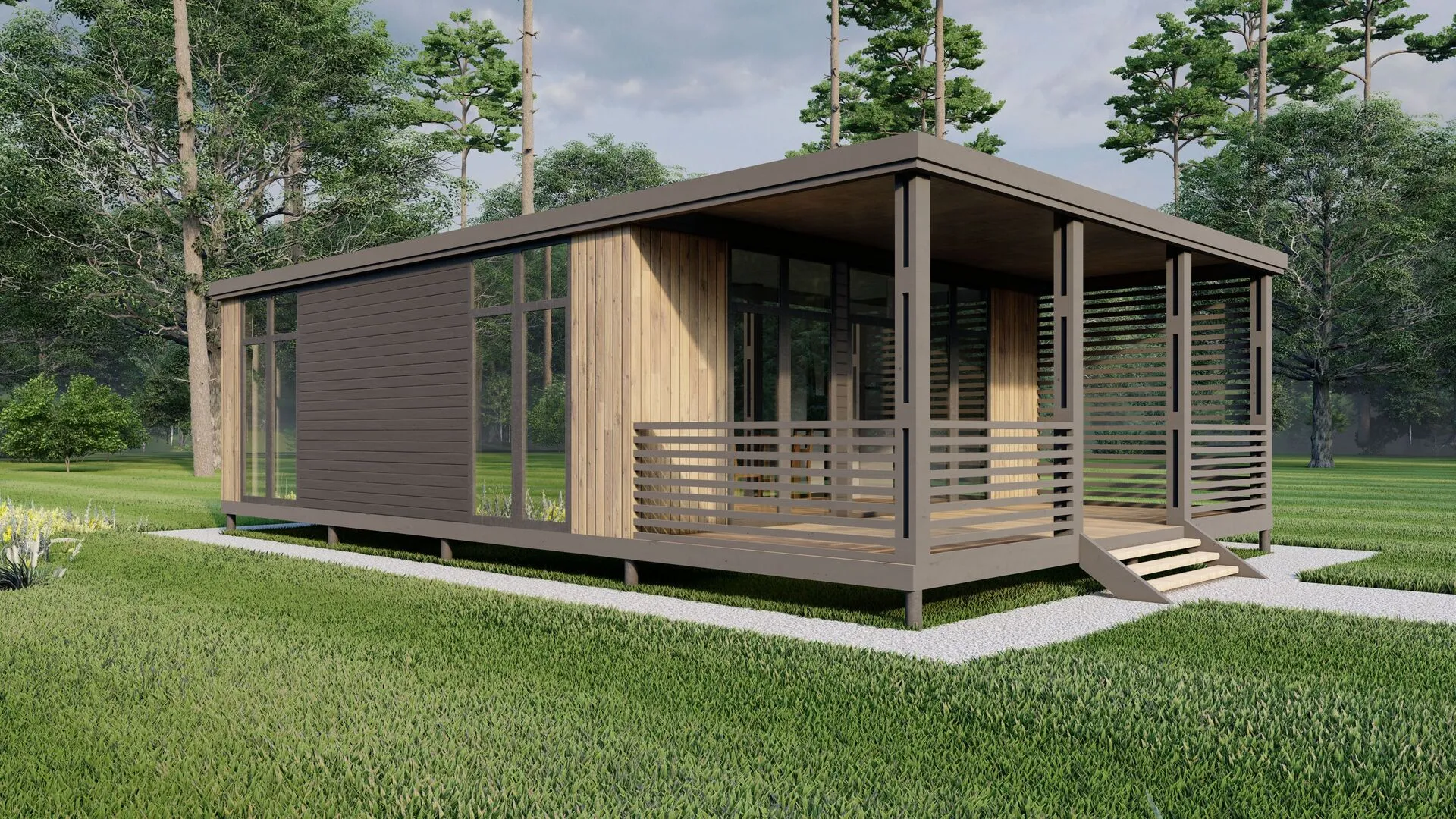 Модульный дом А001