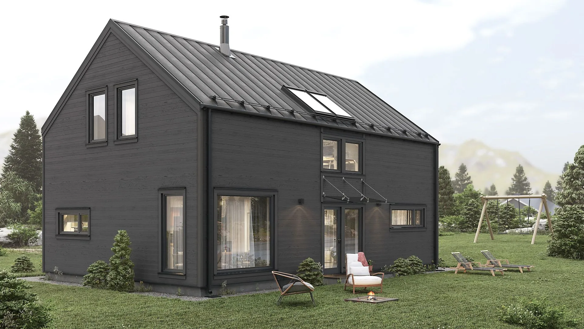 Загородный дом НОРВЕГИЯ140