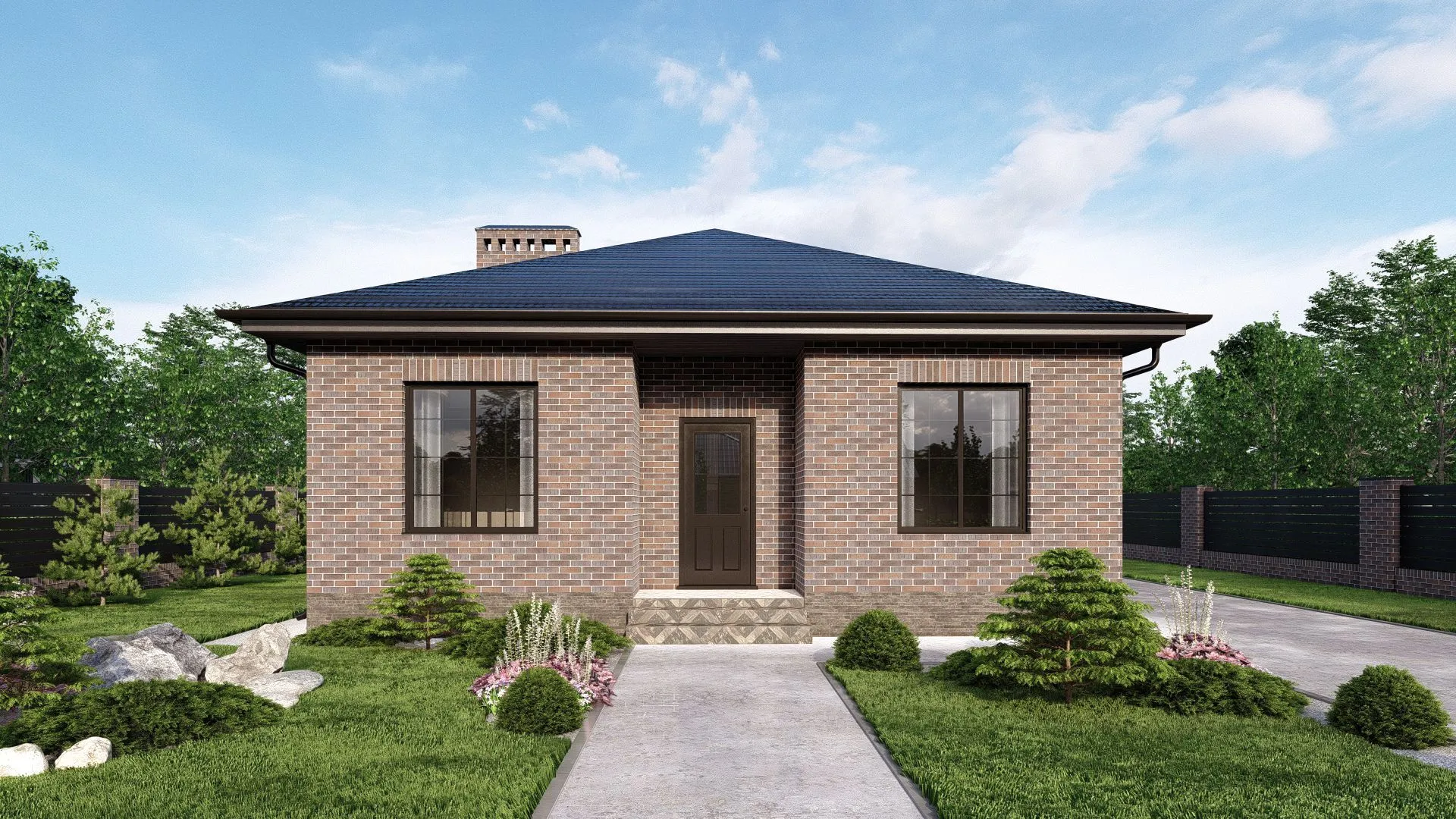 Одноэтажный дом О-79