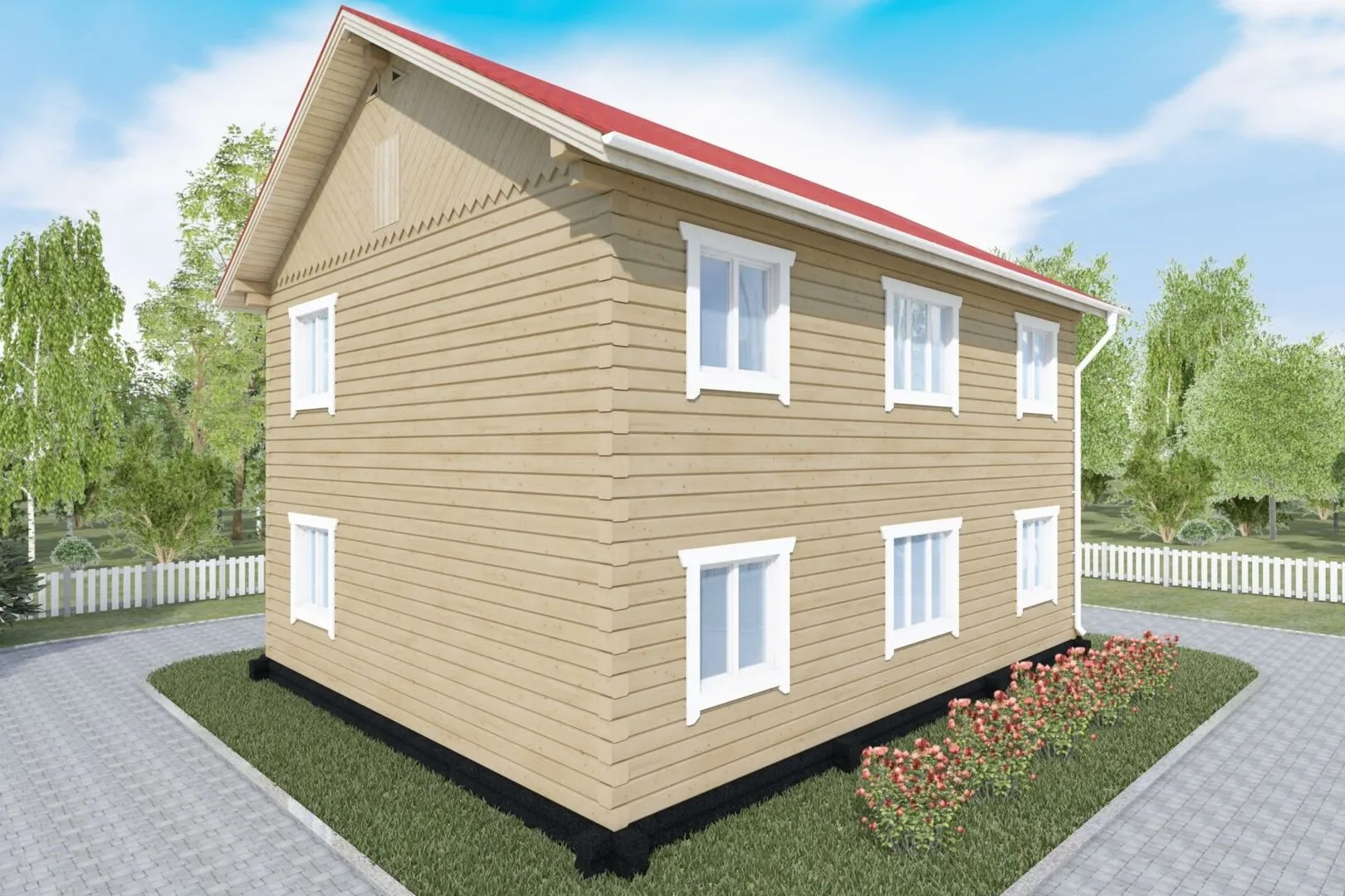 Двухэтажный проект Звезда