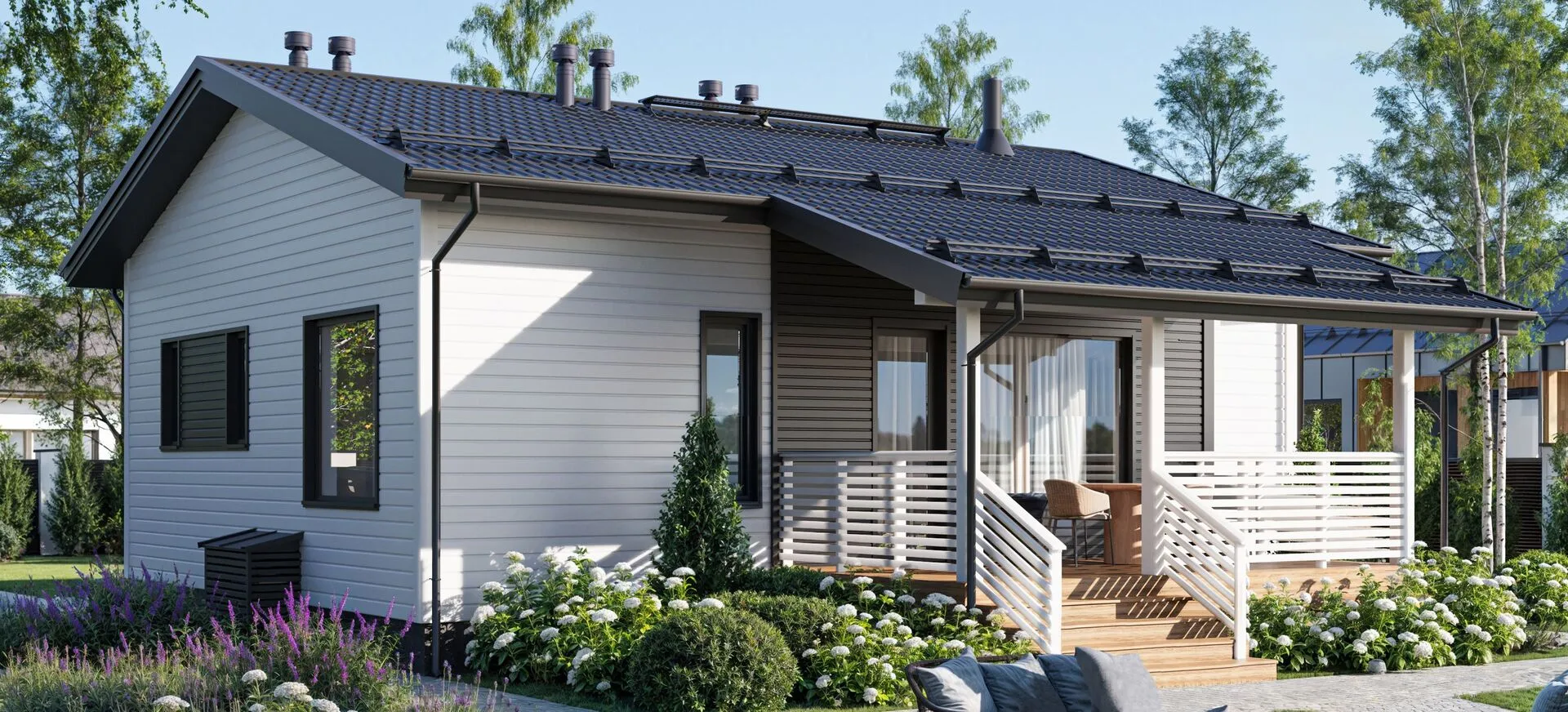 Дом полного заводского изготовления Nordic 75