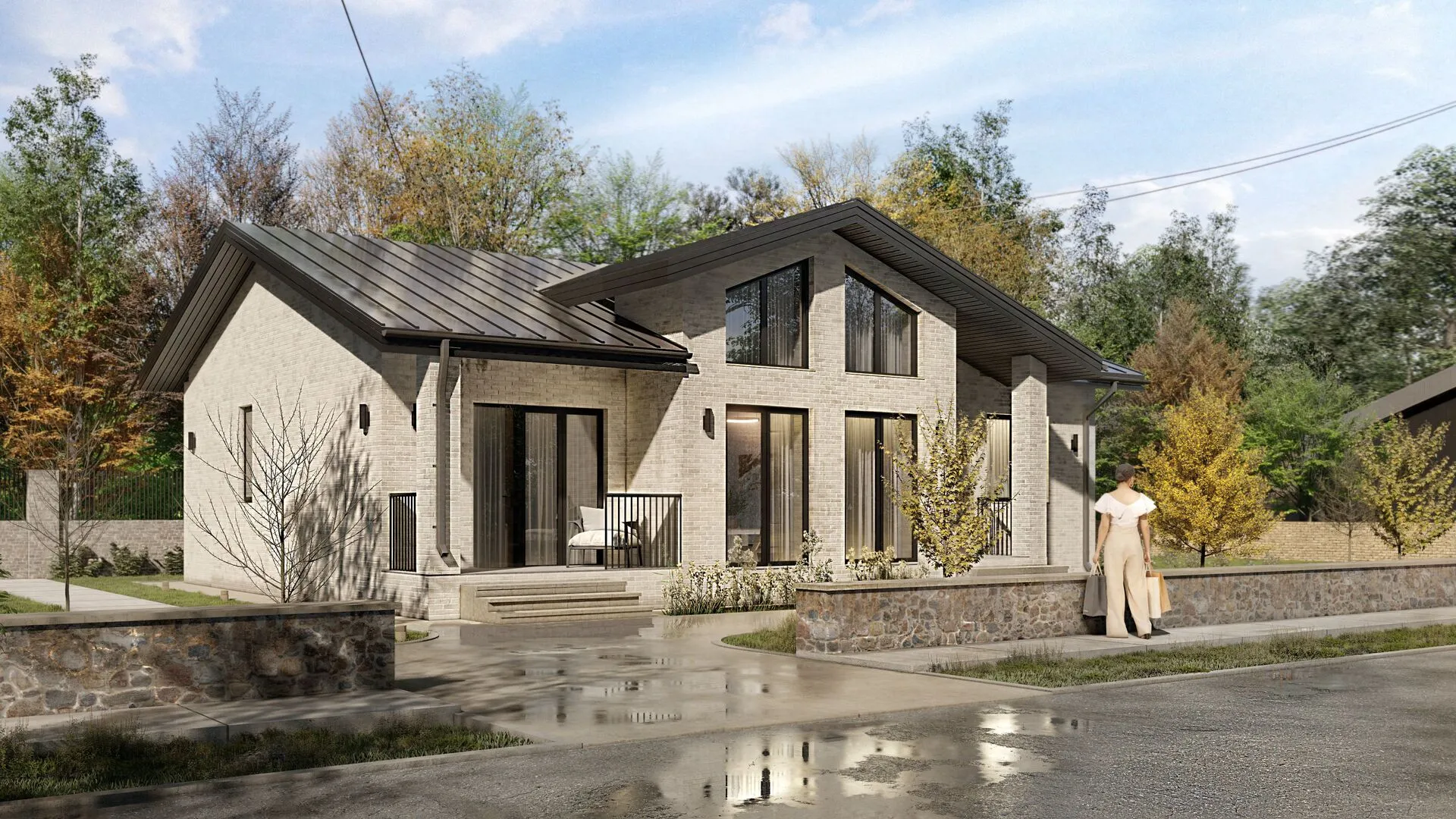 Проект одноэтажного дома Ново Отрадное