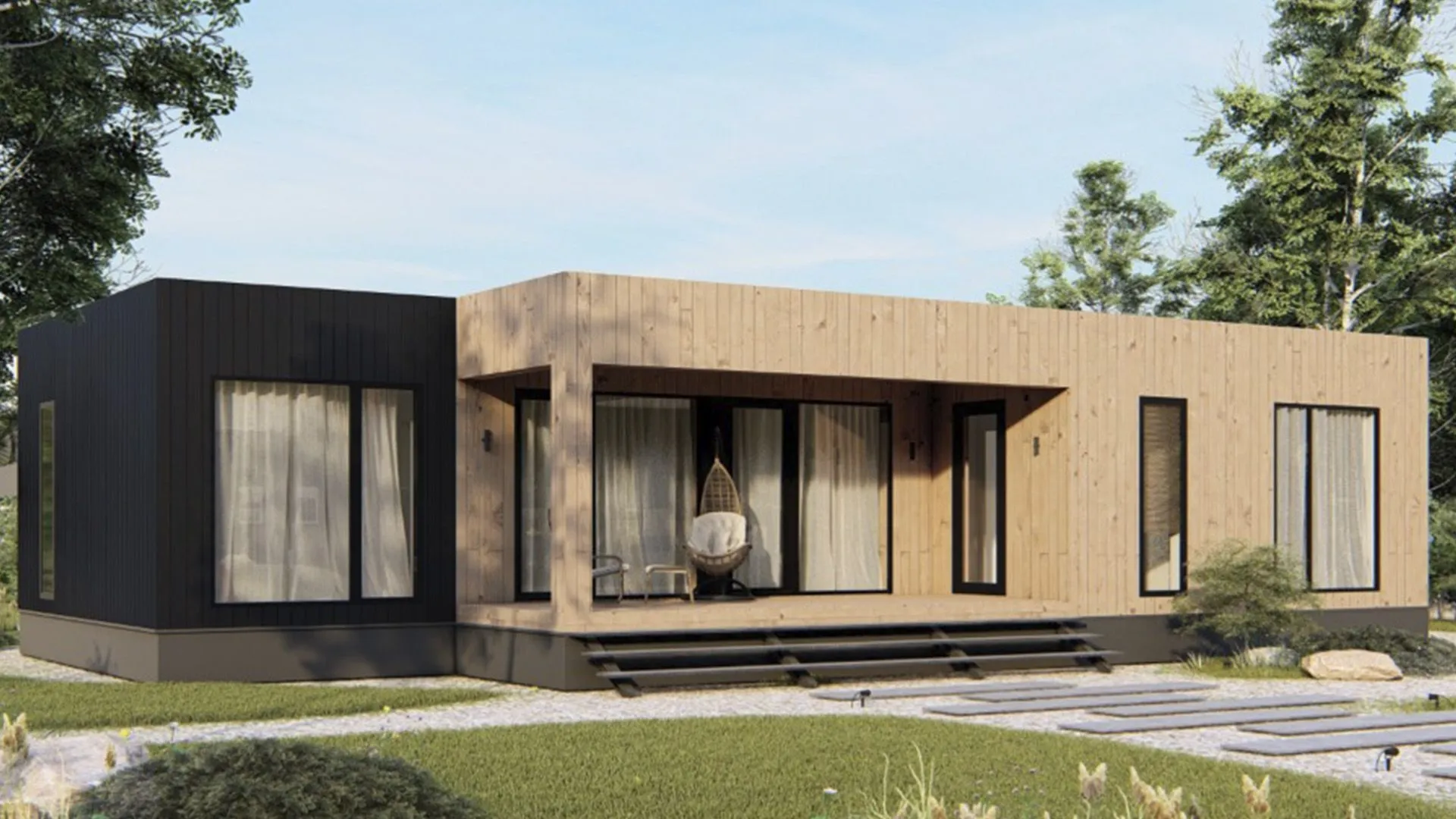 Модульный домКУБ 100