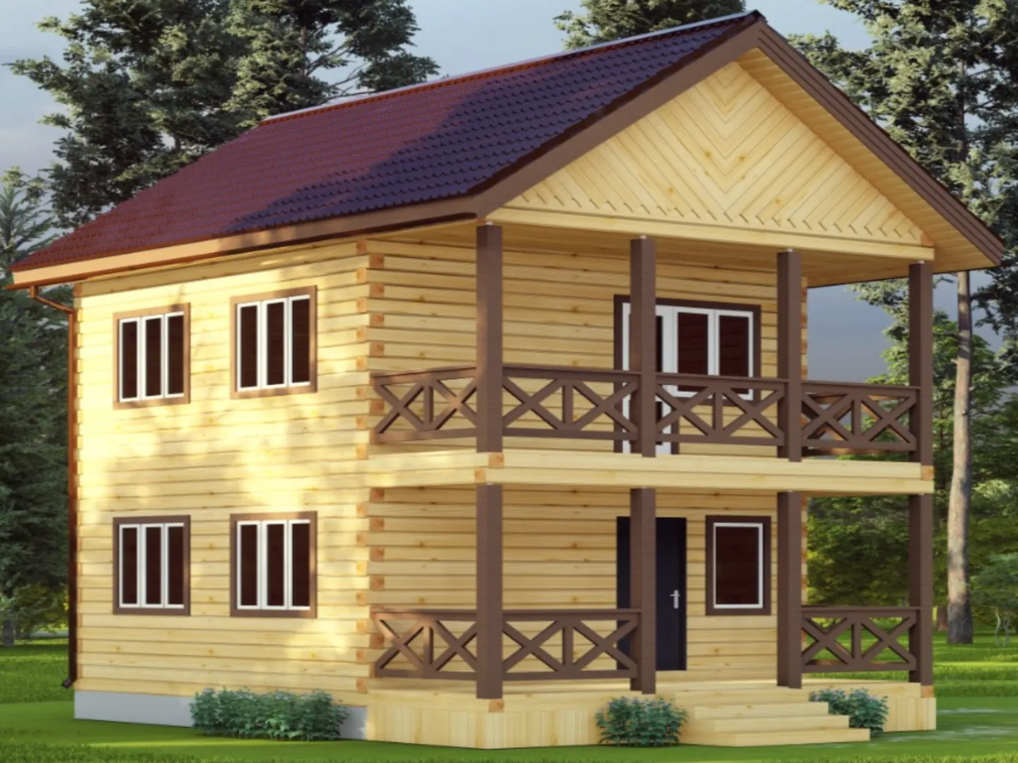 Жилой дом 6х6