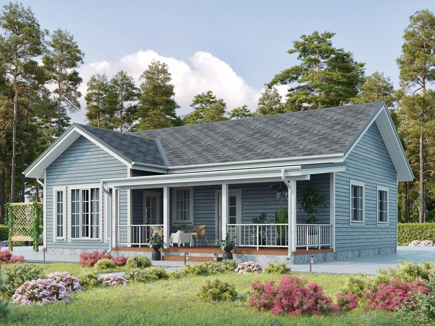 Каркасный дом Эббинг -114,2