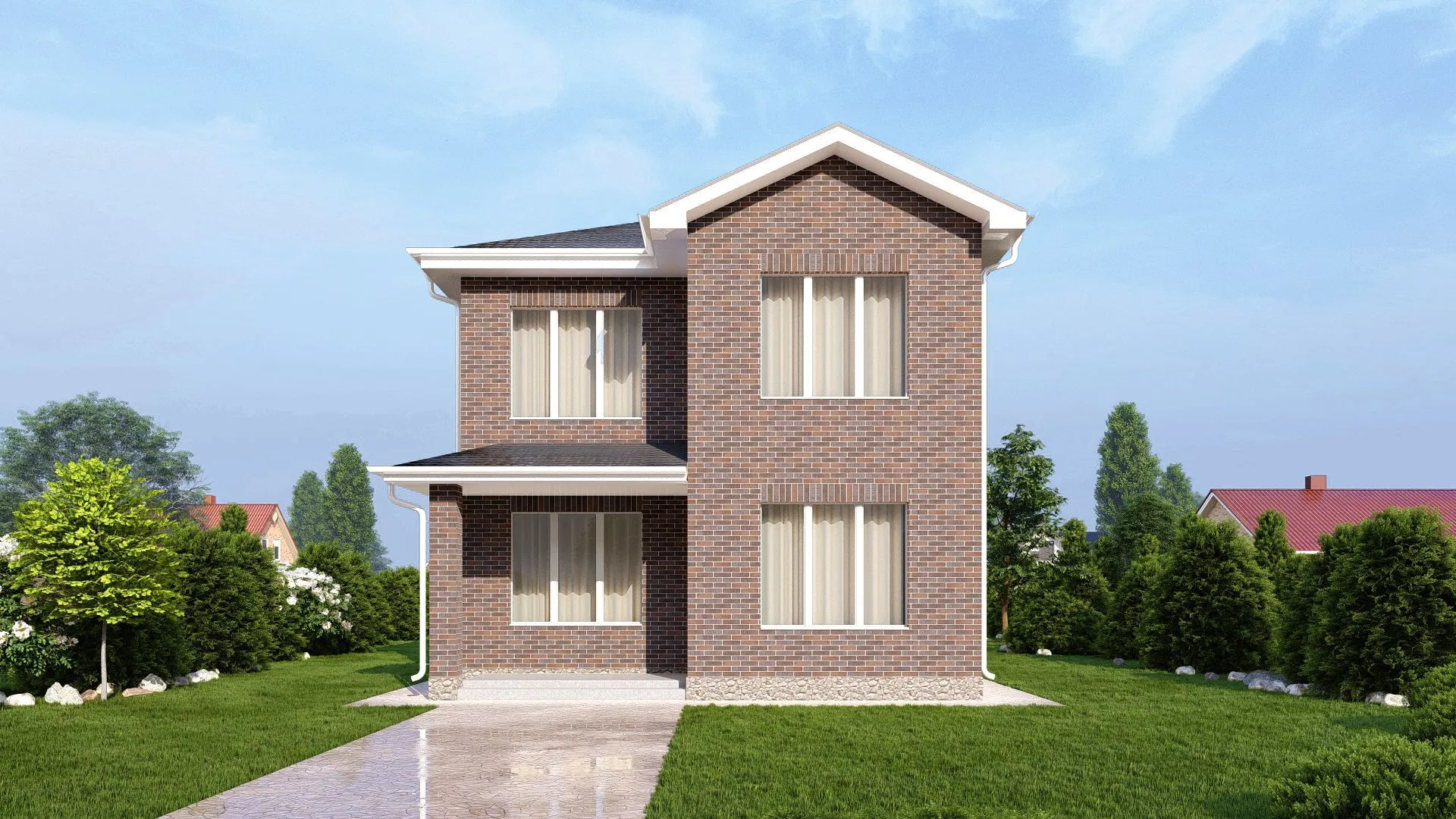 Двухэтажный дом Д-125