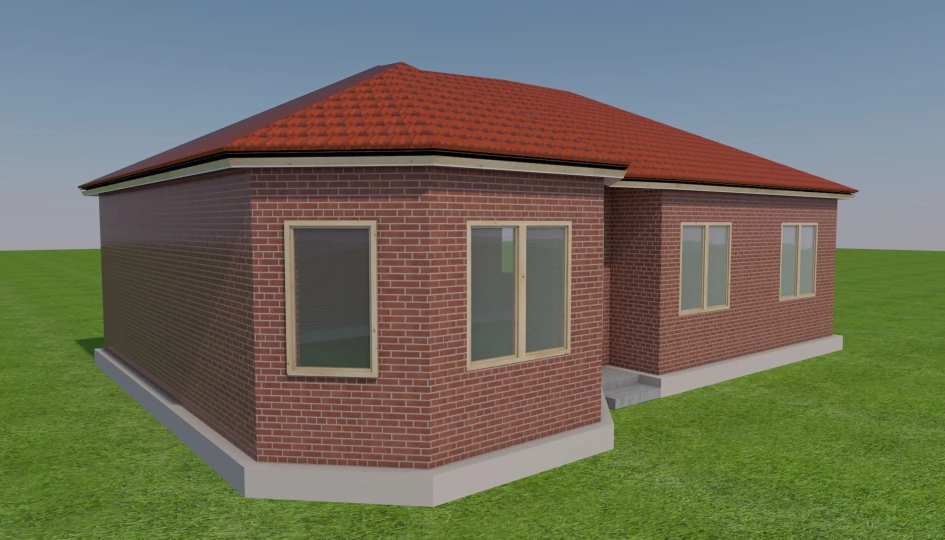 Проект 105 из блока и кирпича