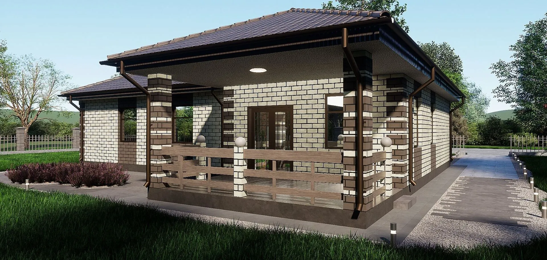 Одноэтажный дом СП 12