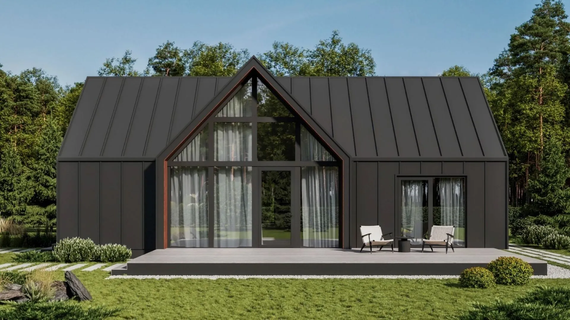 Загородный дом 91 м2