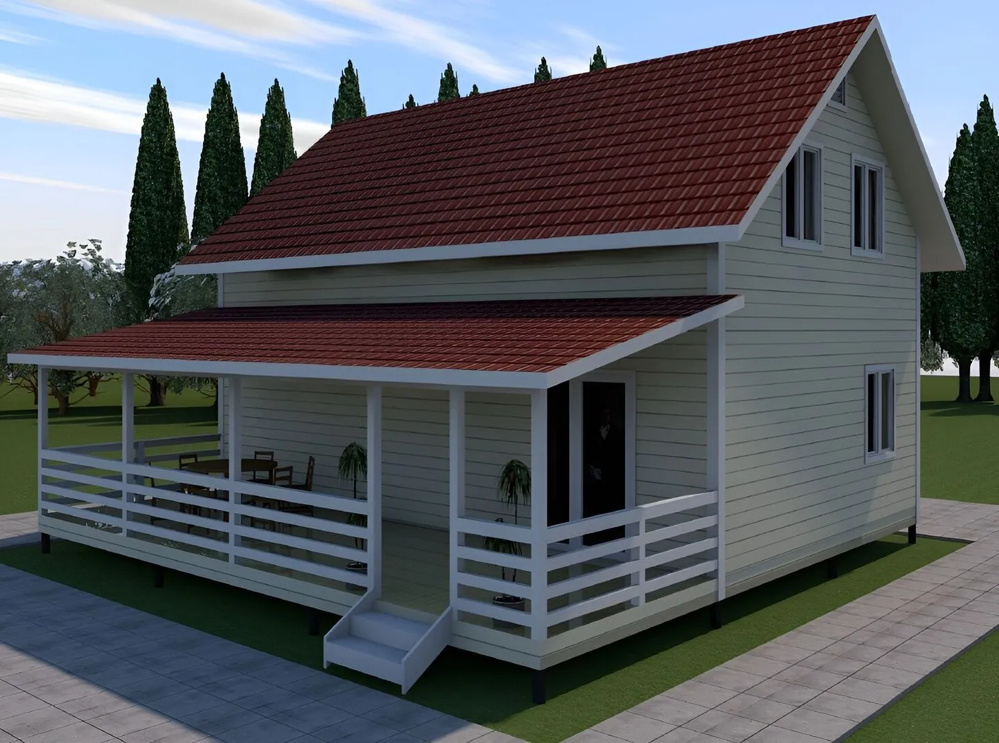 Фаворит 6х9 П2 с террасой