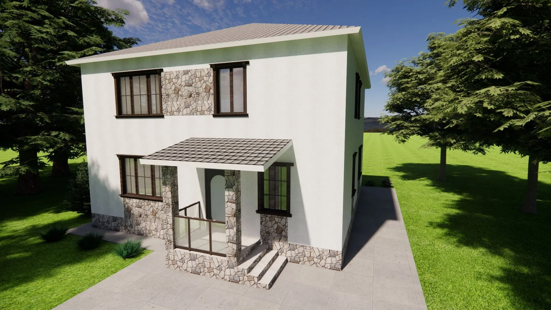 Проект двухэтажного дома Леон