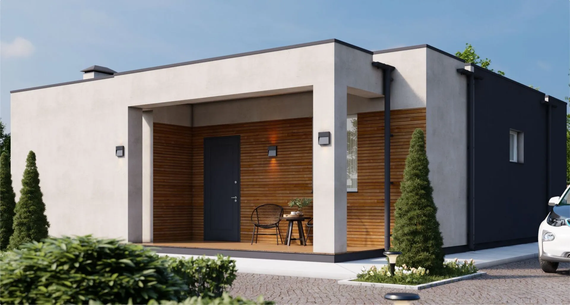 Одноэтажный дом 