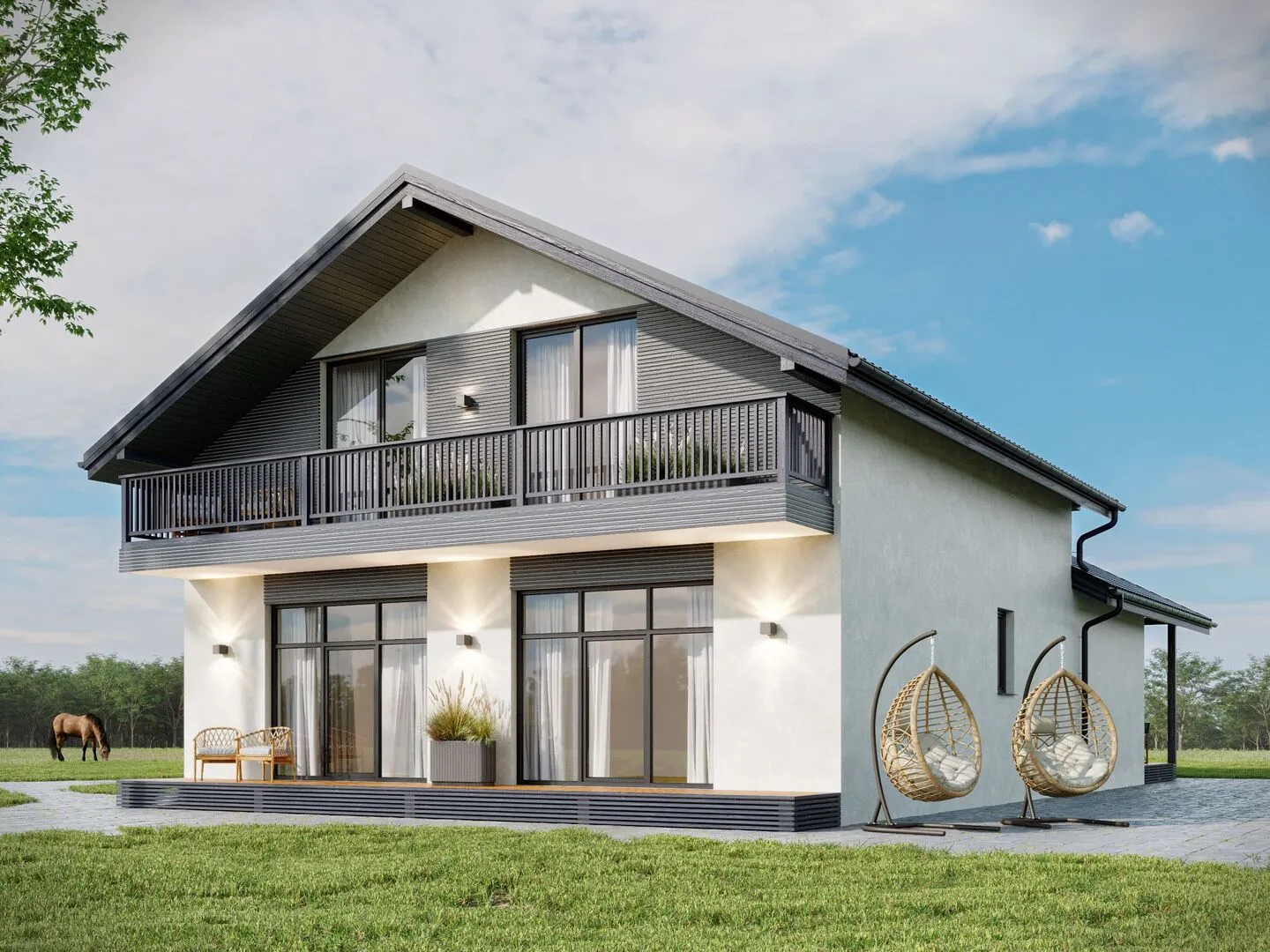 Загородный дом Энкель-1