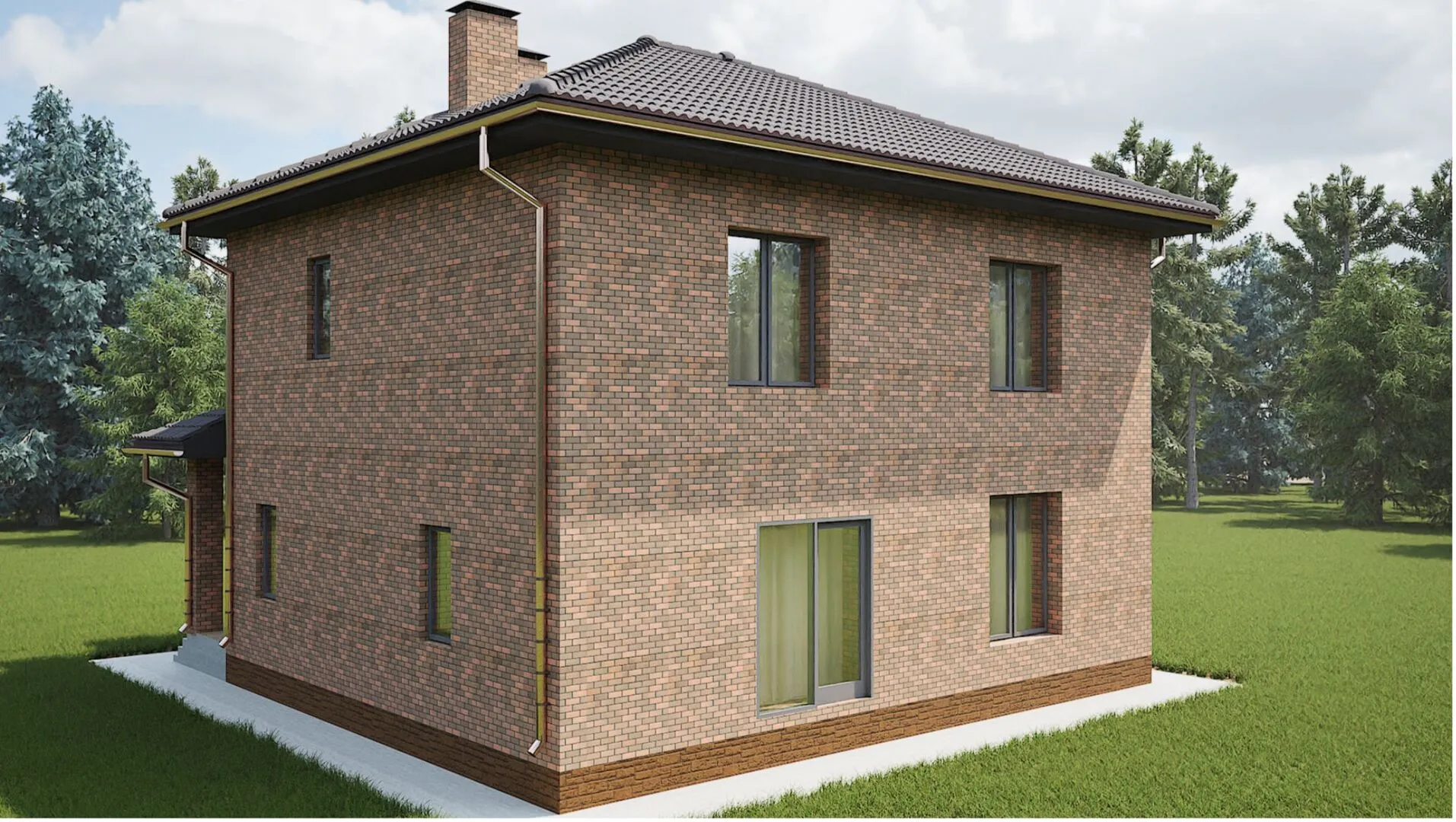 2-х этажный кирпичный дом 147 кв.м.