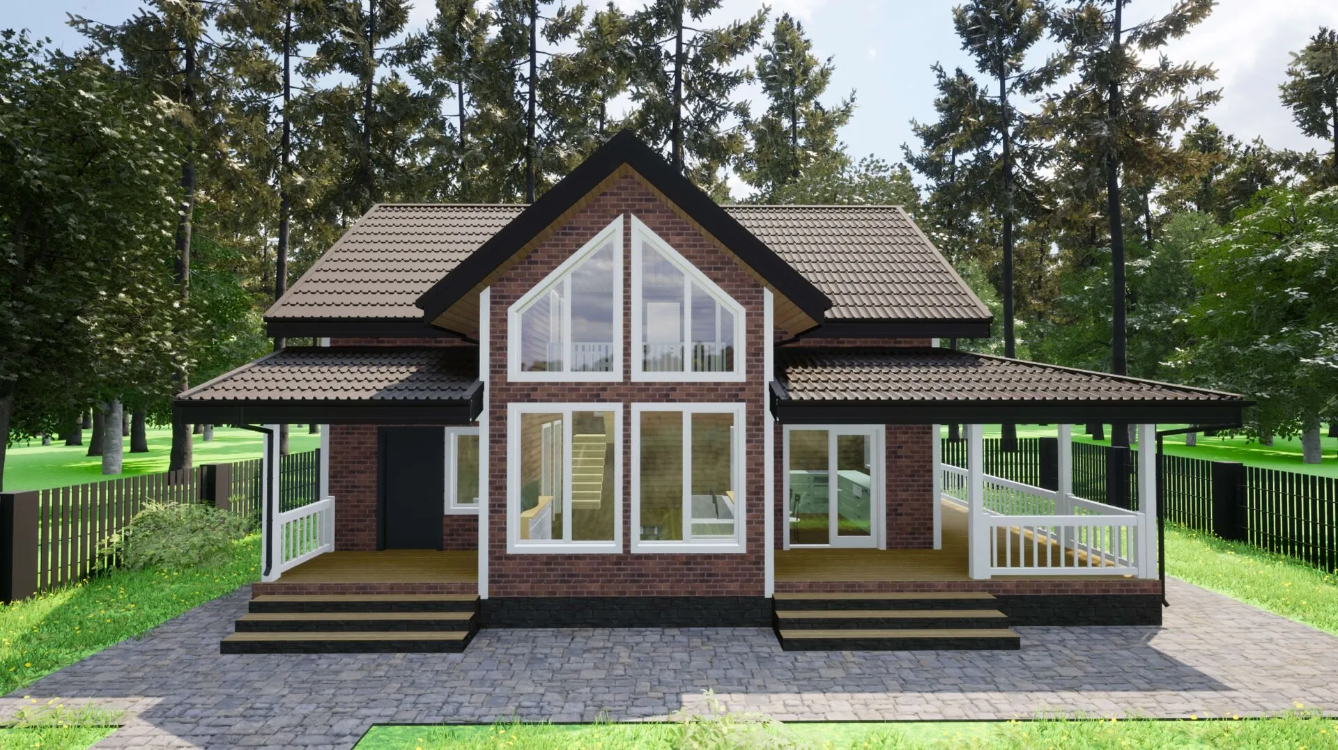 Каркасный дом Спенсер v.43473