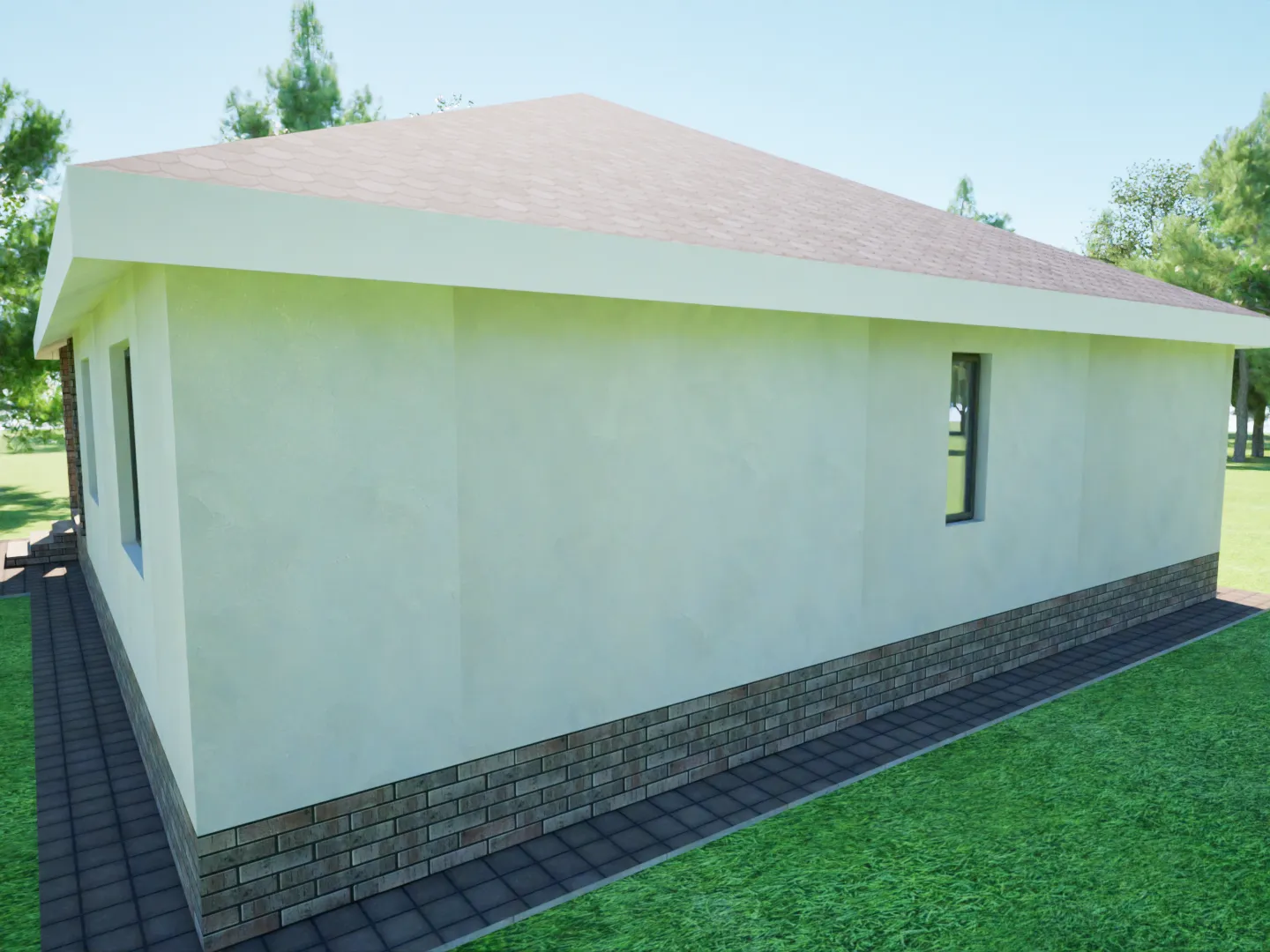 Проект одноэтажного дома Нива