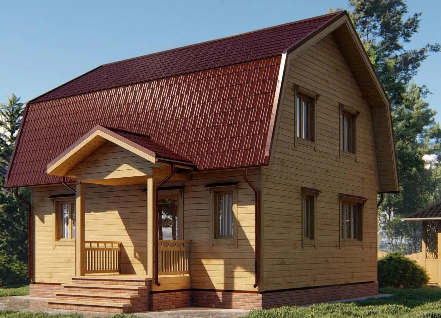 Дом с мансардой Лидер ЛК 9