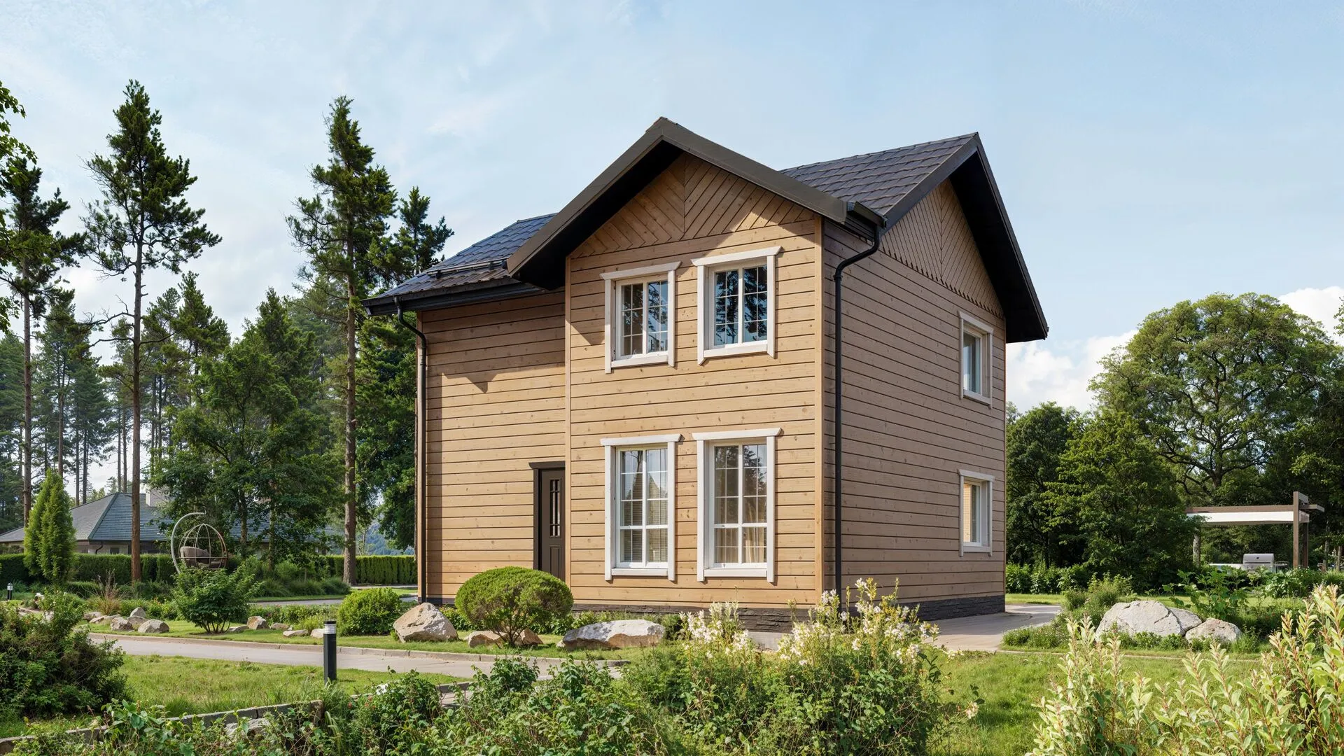 Двухэтажный дом Бэргэн