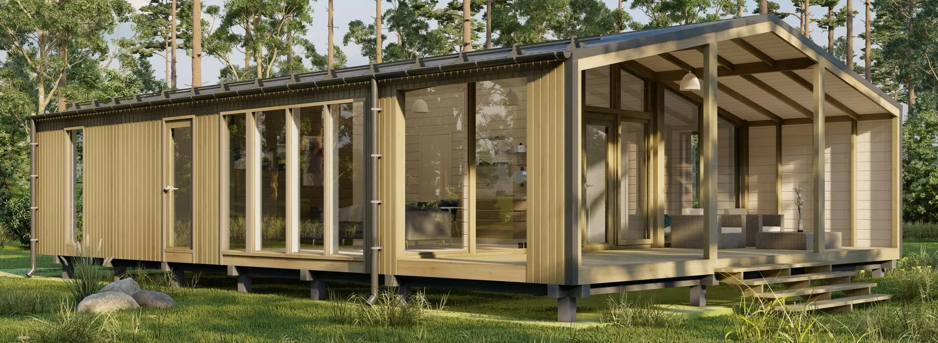 Модульный дом FL 77 (МА77)