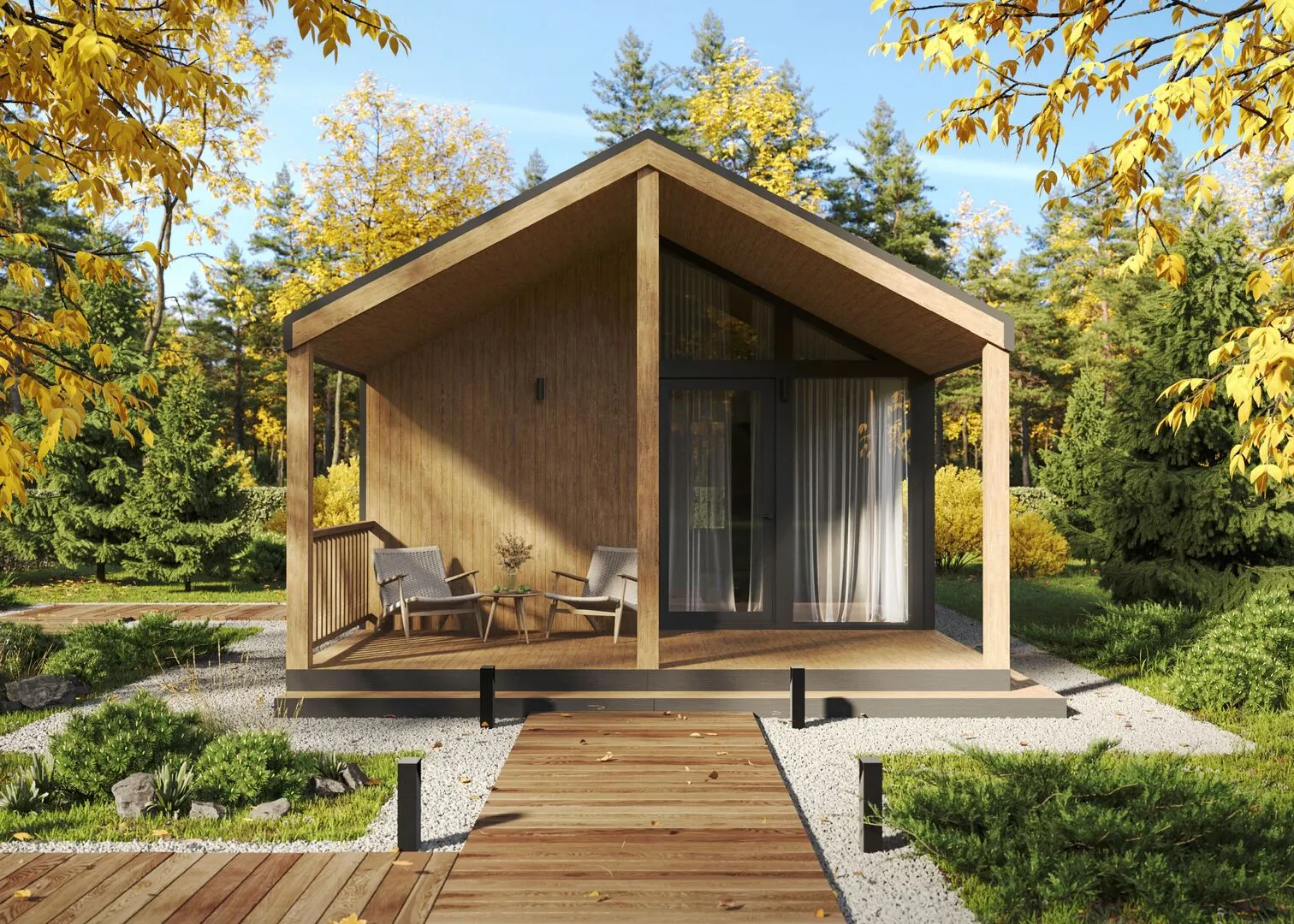 Загородный дом 47 м2