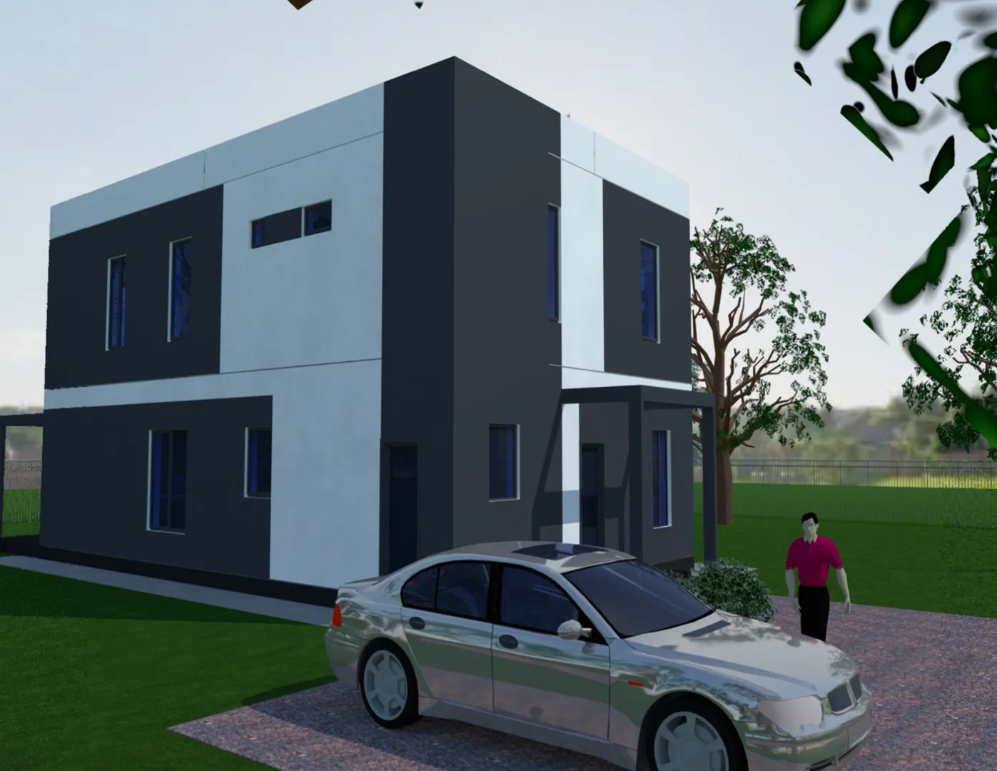 Двухэтажный проект Uma-6