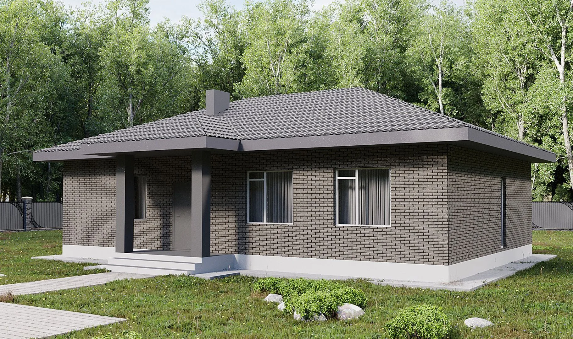 Одноэтажный дом Морион 127