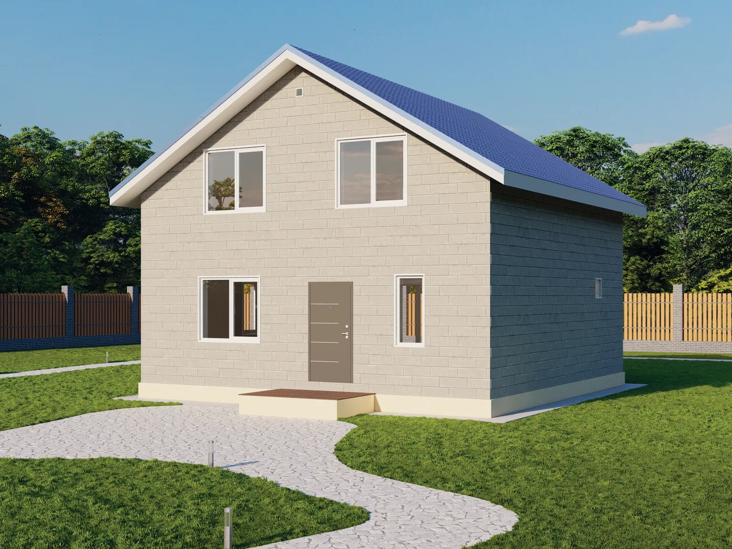 Двухэтажный дом