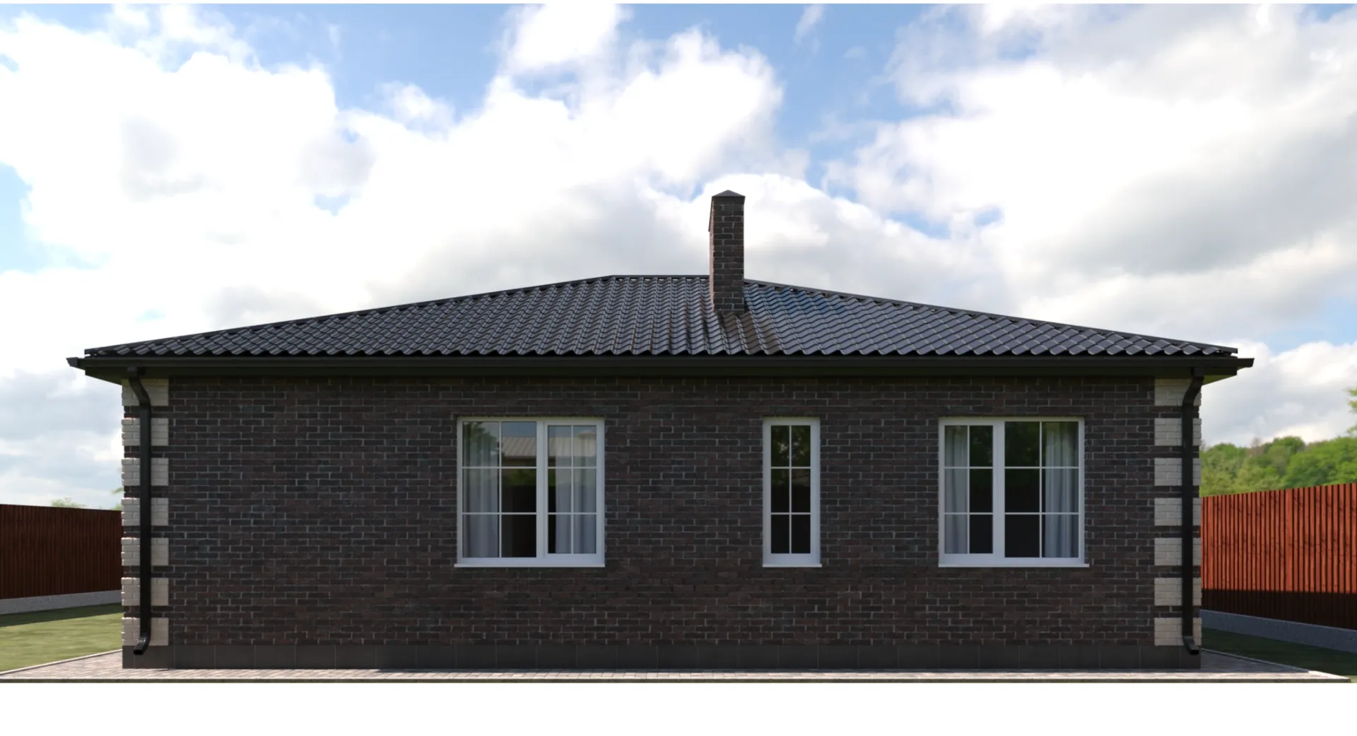 Индивидуальный жилой дом площадью 122м2