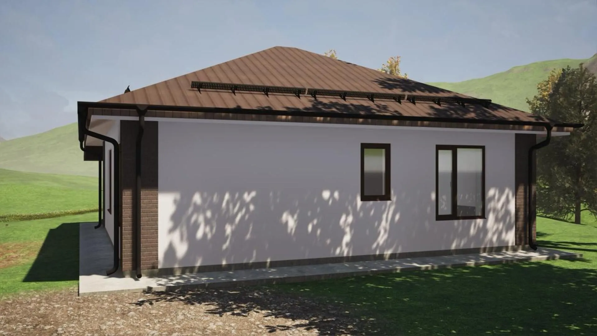 Одноэтажный дом 99,56 м2