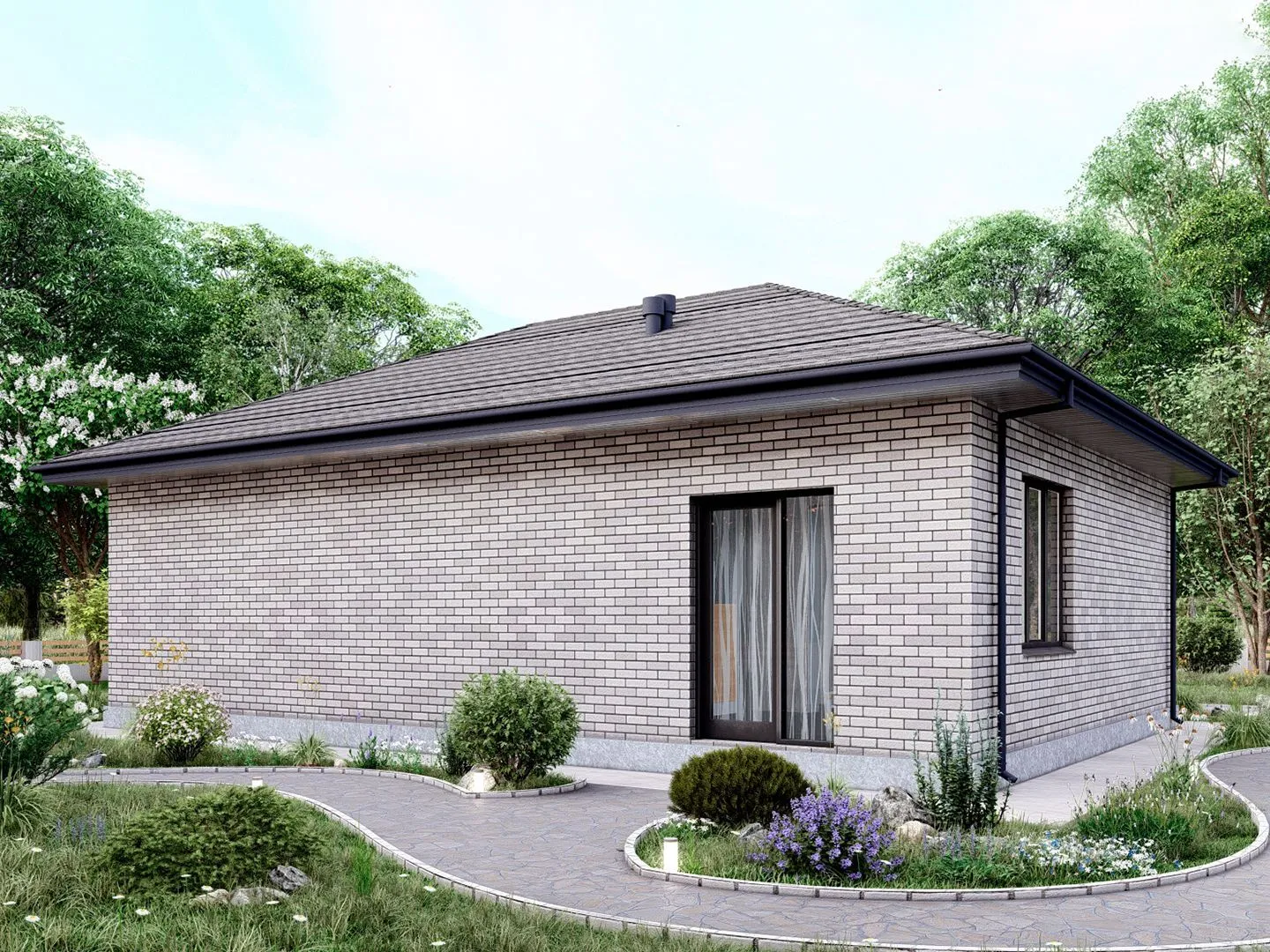 Одноэтажный дом 