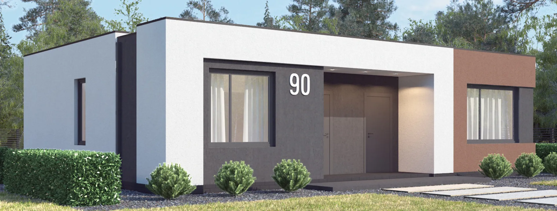 Загородный дом КД-90п