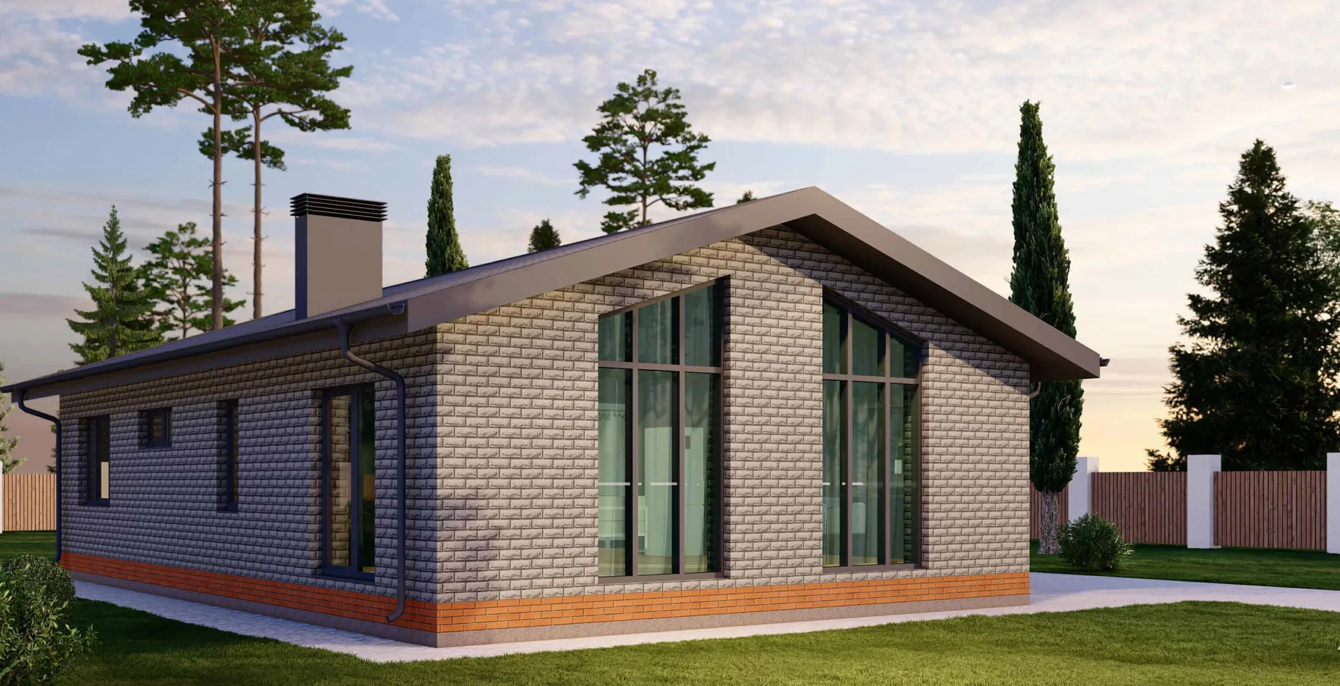 Одноэтажный дом FK-97 Усады