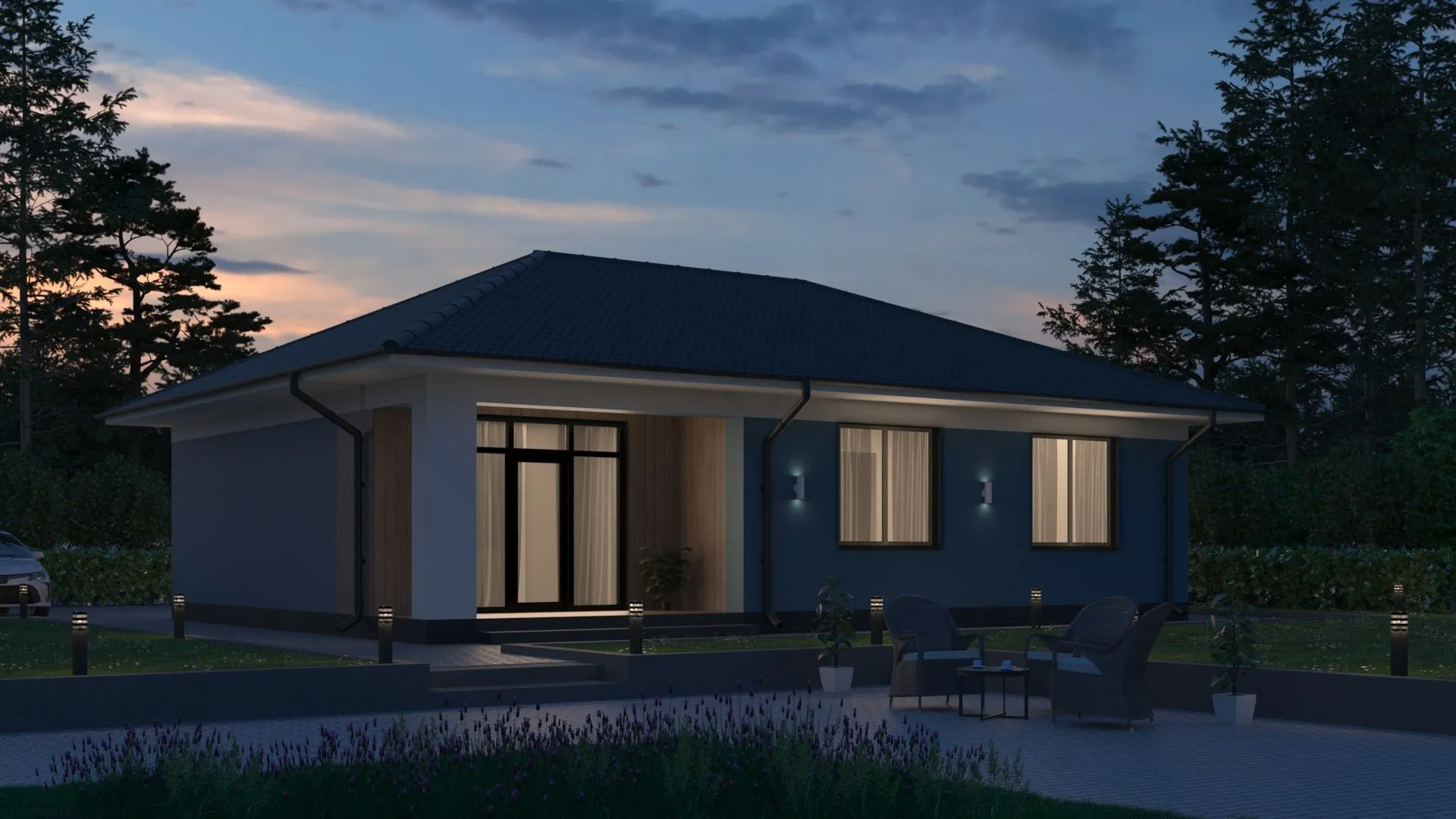 Загородный дом КД-90