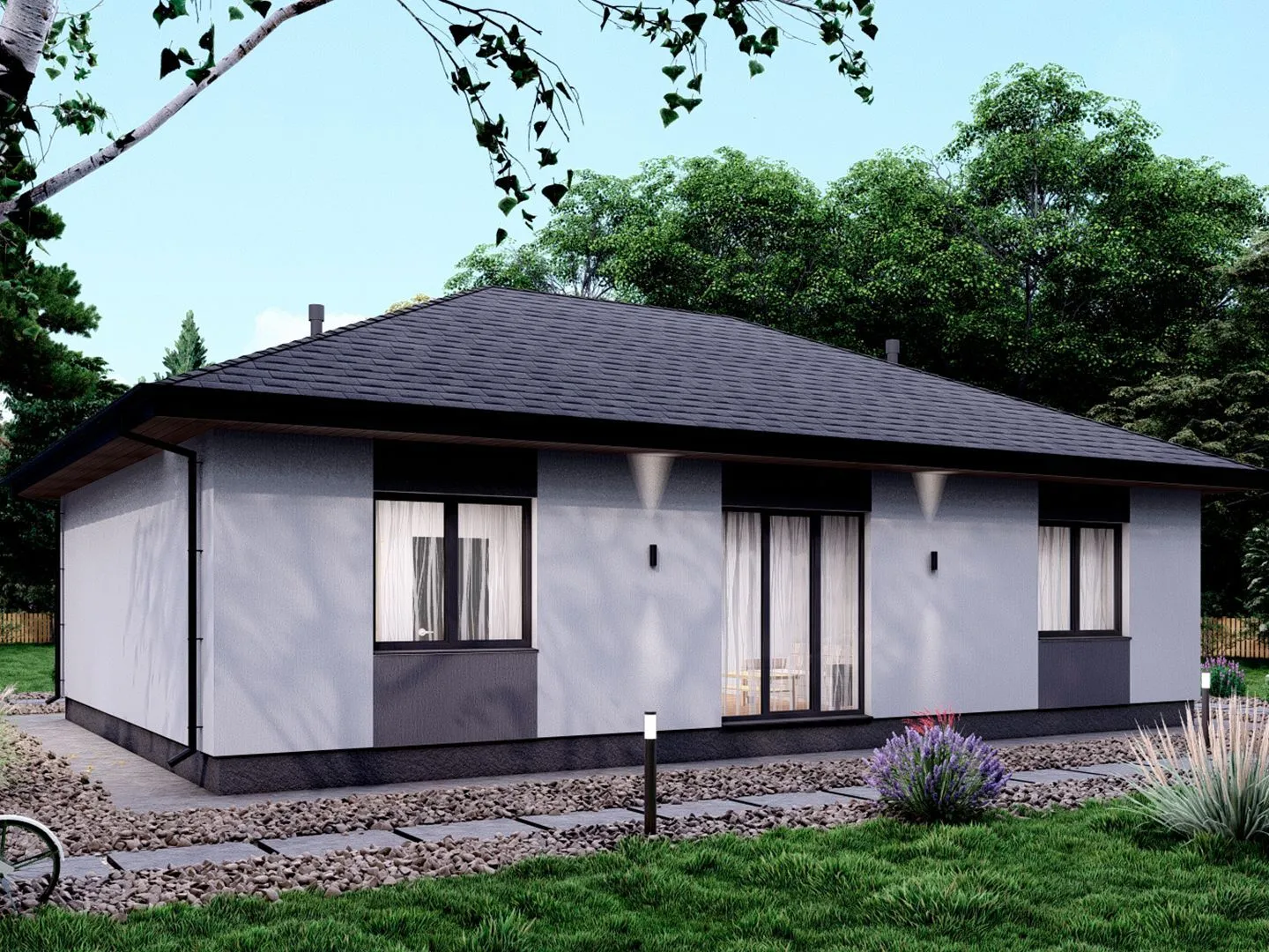 Одноэтажный дом 