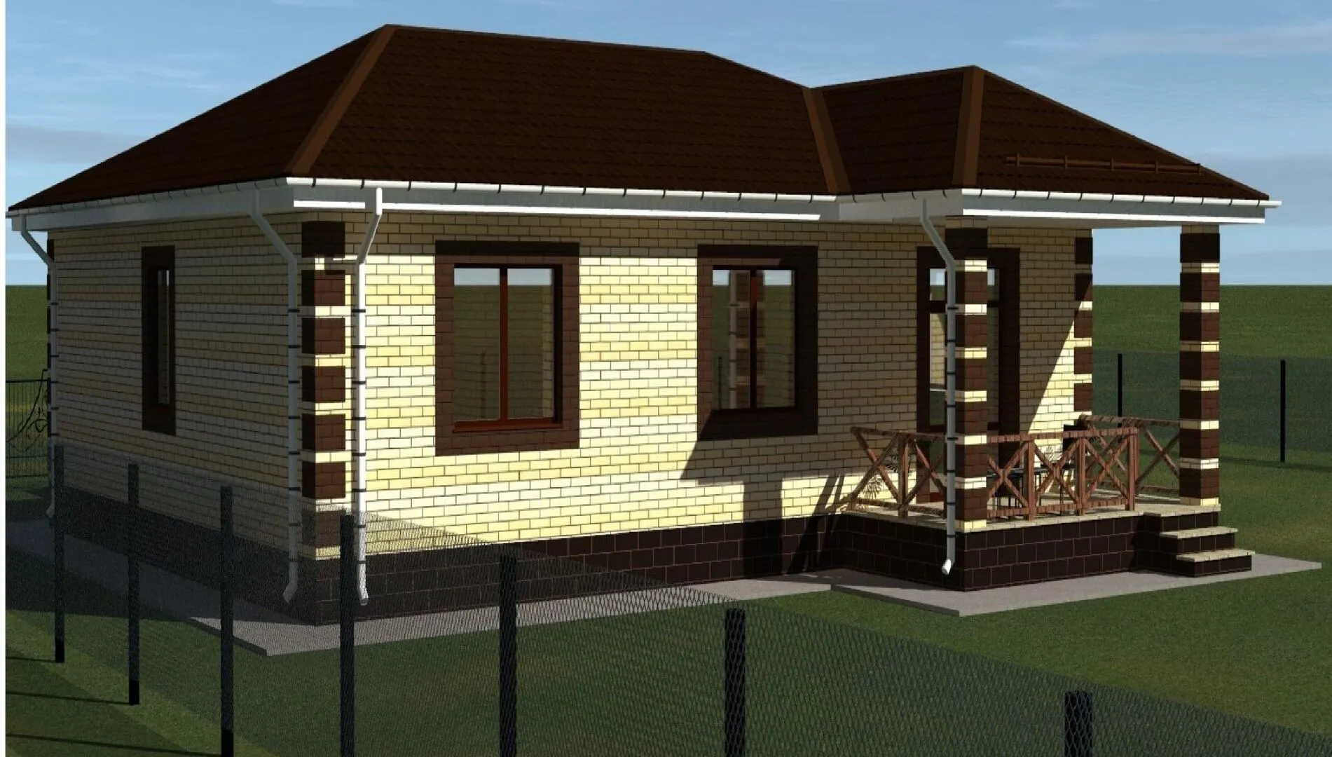 Одноэтажный жилой дом Фес-22