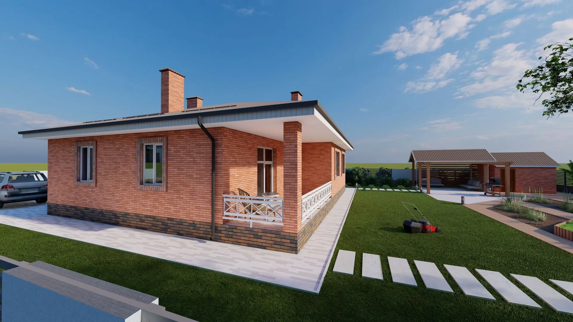 Дом из кирпича 140 м/2