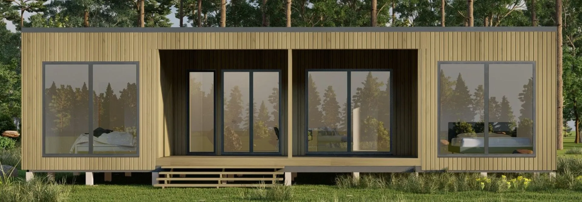 Модульный дом CUBA 70 (УН70)