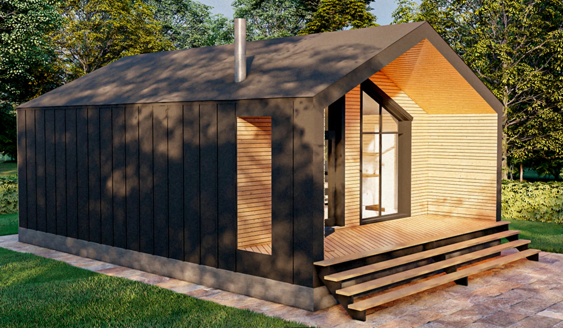 Каркасный дом ДСС-002