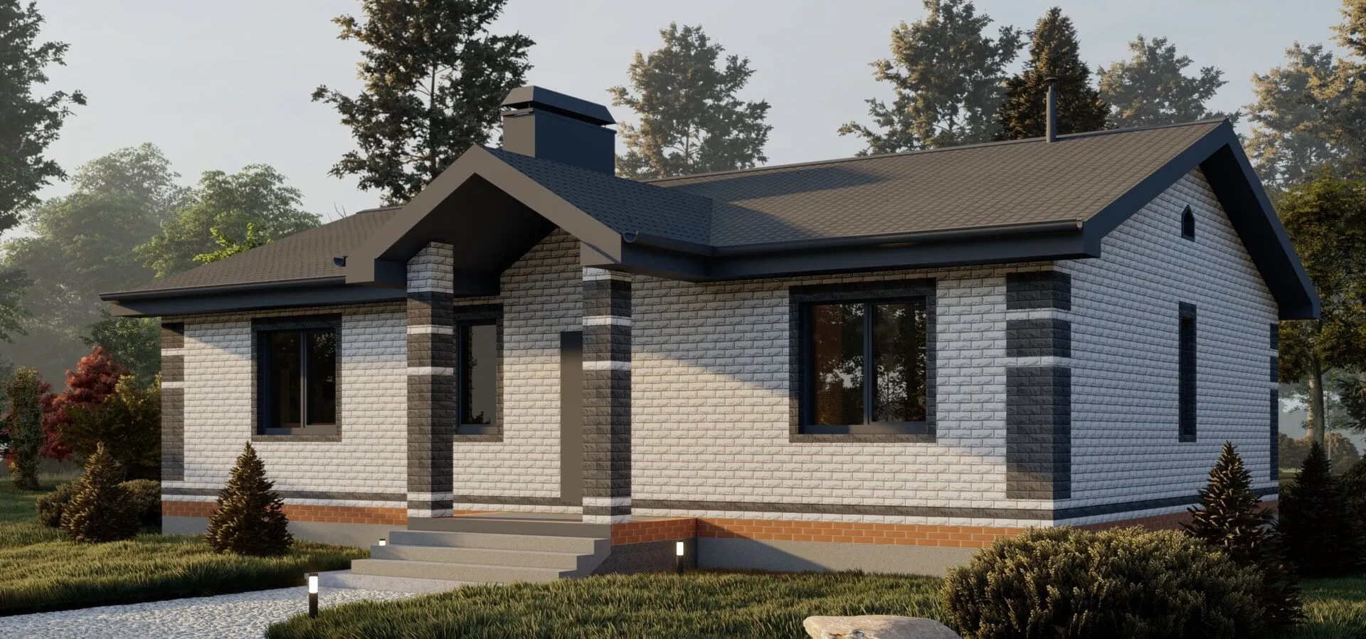 Одноэтажный проект TSD 009