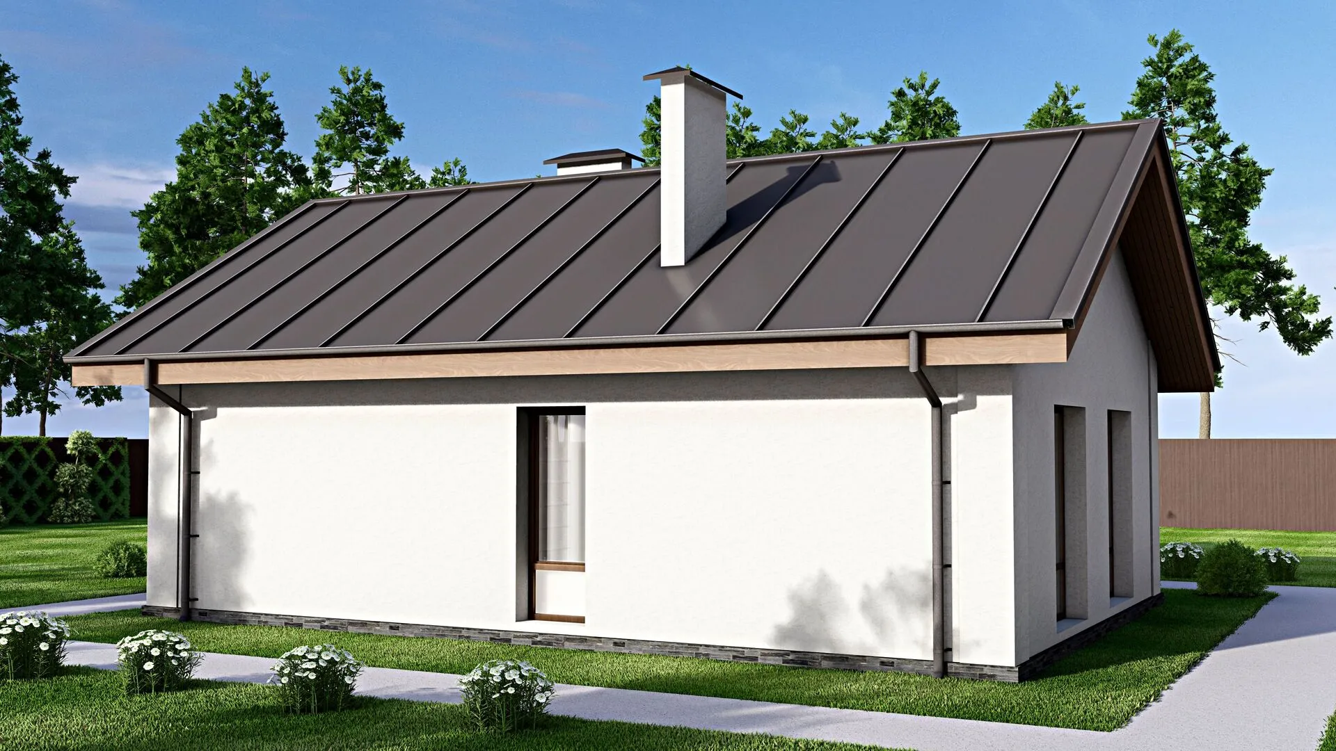 Одноэтажный дом F-14093